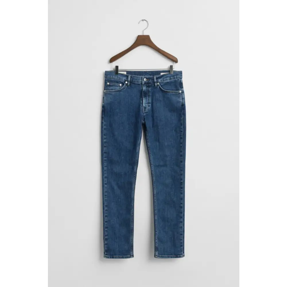 Jean slim clean wash bleu vintage homme coupe regular stretch – GANT