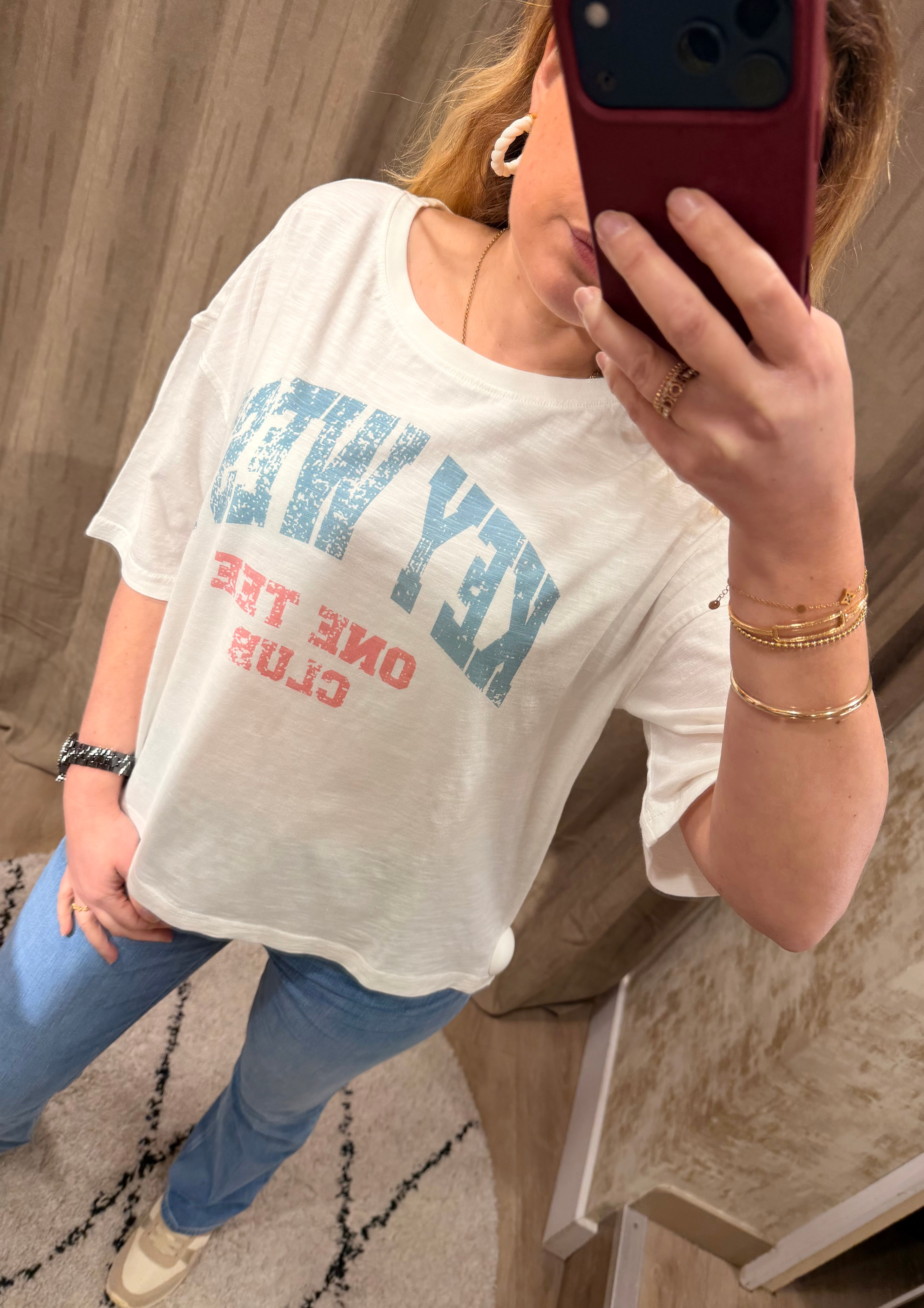 T-shirt oversize LUNA, NAYA ou ALBA en coton coupe Boyfriend - ONE TEE