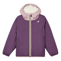 Kway enfant Orsetto bicolore violet – Veste imperméable chaude