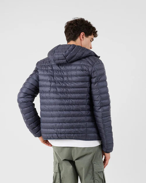 Doudoune NICO bluestone homme JOTT vue de dos avec capuche