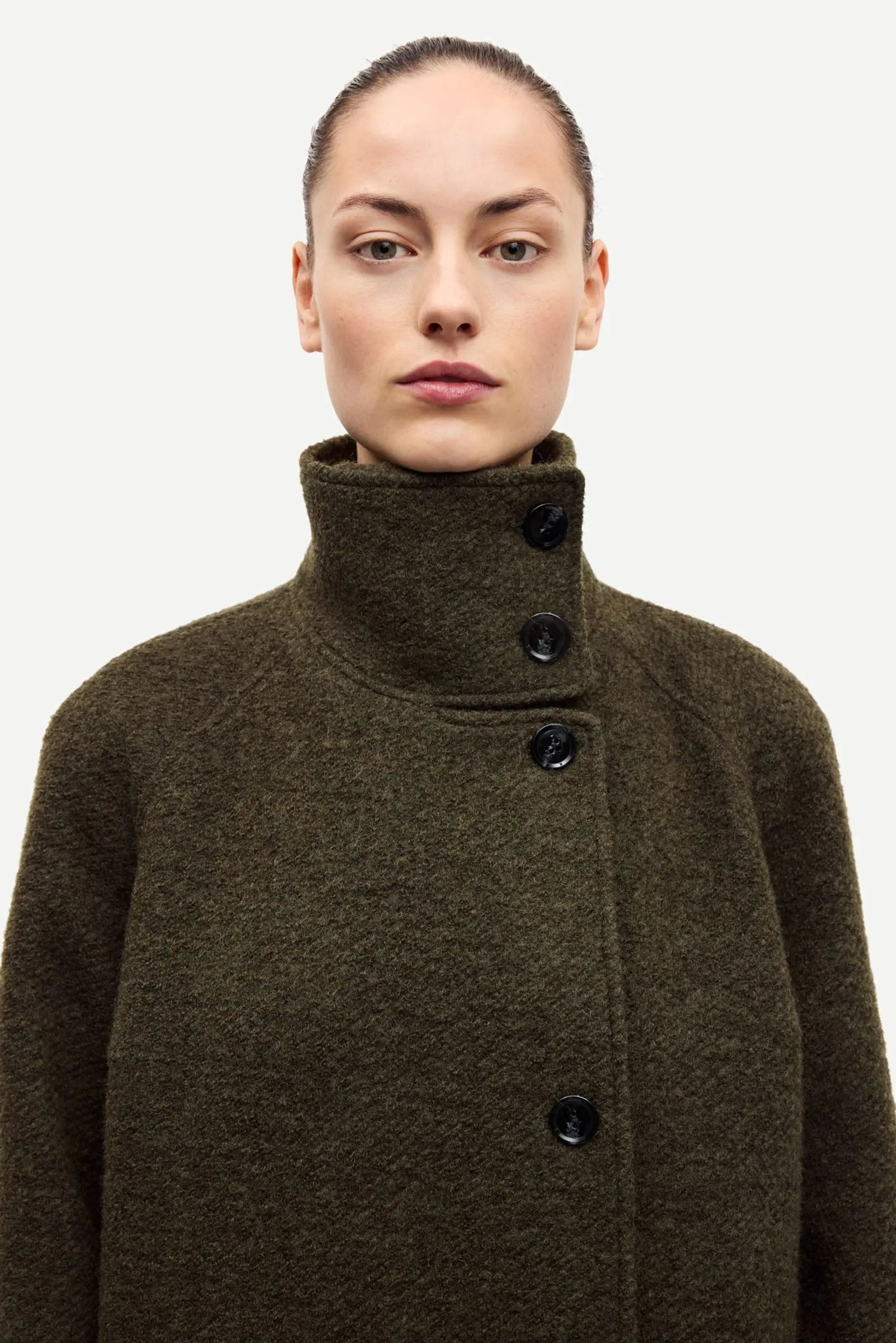 Manteau SAHANNE Vert fôret Samsoe Samsoe Femme 