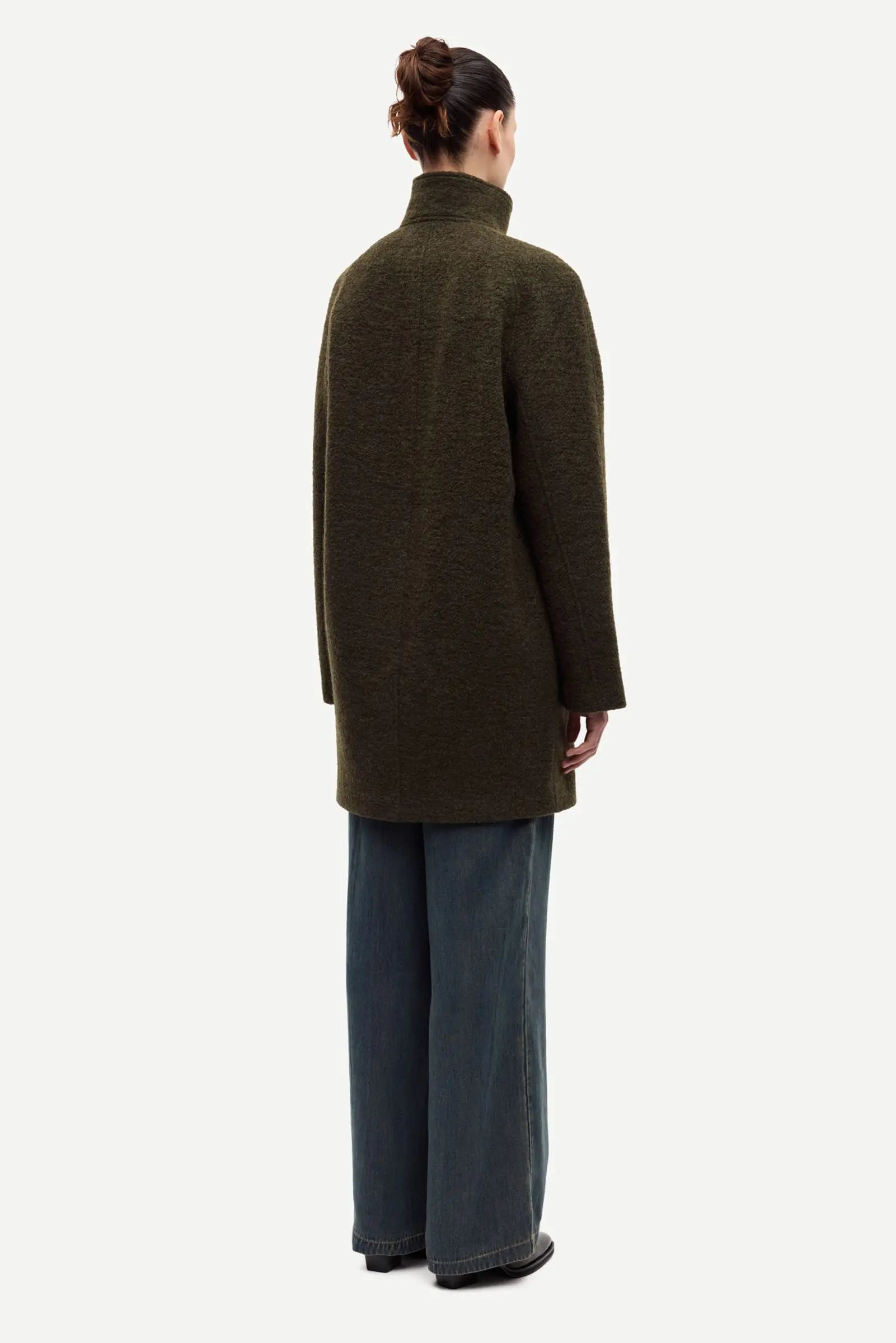 Manteau SAHANNE Vert fôret Samsoe Samsoe Femme 