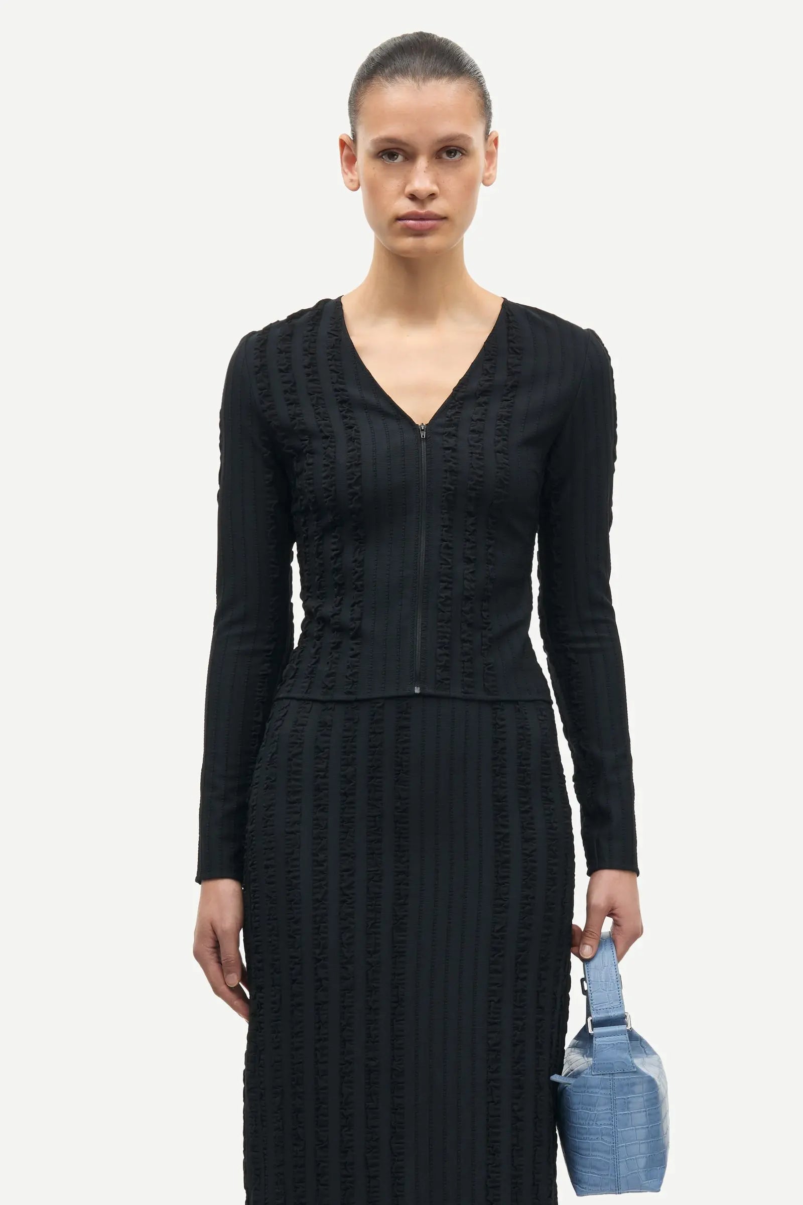 Blouse Samsoe Samsoe Noir SAAGATHA Femme 