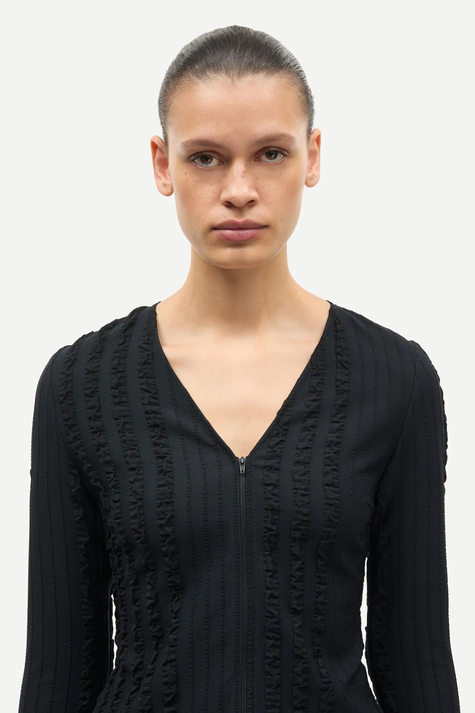Blouse Samsoe Samsoe Noir SAAGATHA Femme 