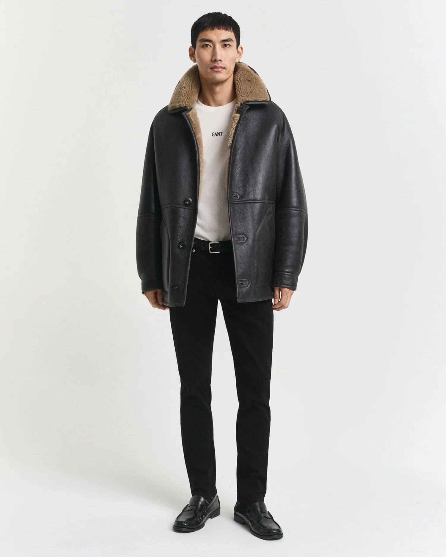 Jean slim noir stay black homme GANT – coupe ajustée et confort stretch