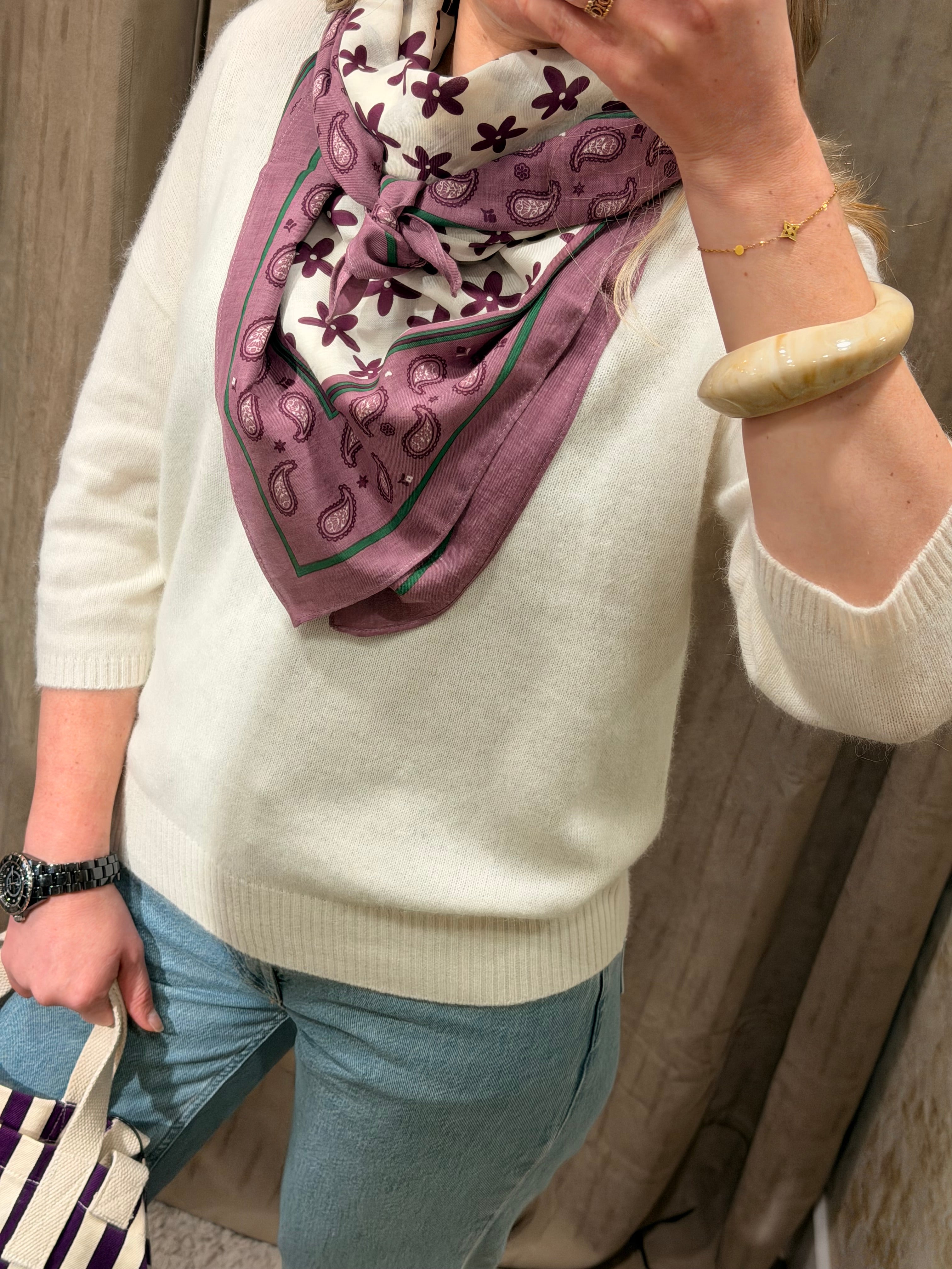 Foulard femme 100% coton bio - Billybelt