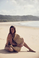 Cabas Miray oversize raphia naturel - Grand cabas artisanal femme fait main Madagascar