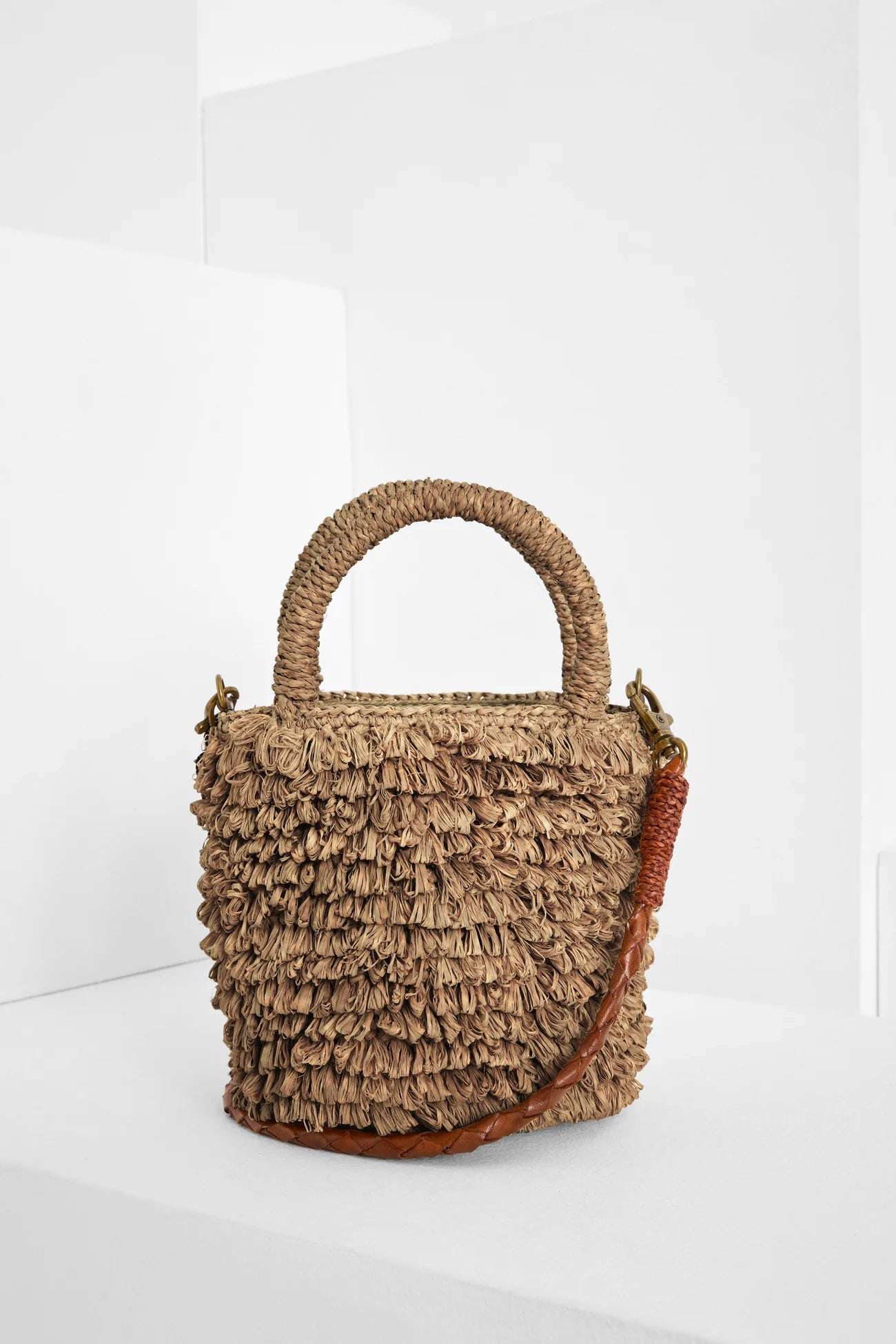 Mini-bag Naka Raphia Naturel - IBELIV