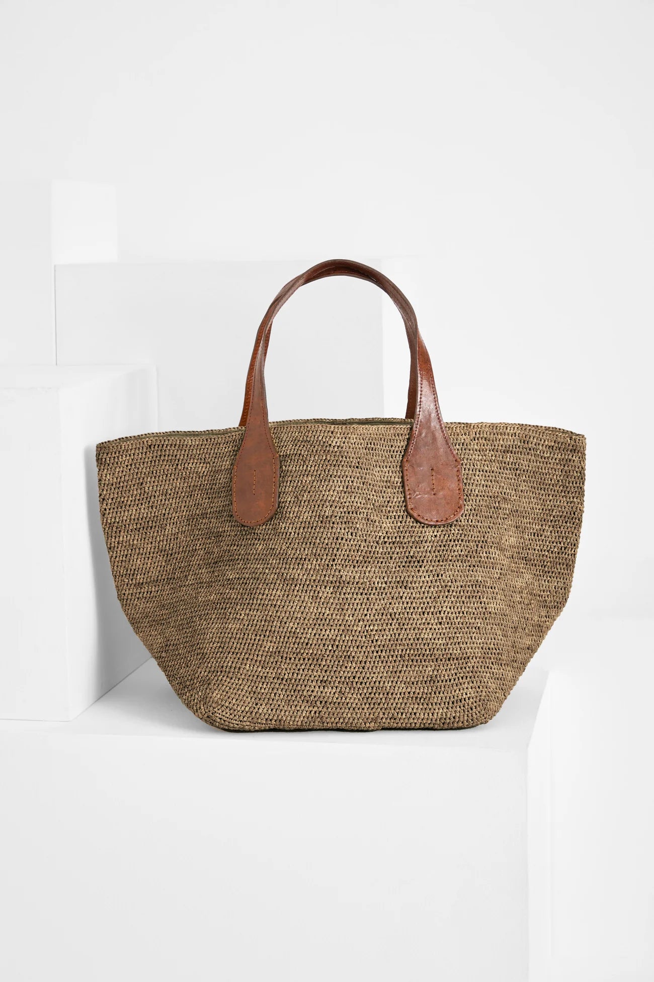 Sac Tokyo II raphia naturel - IBELIV