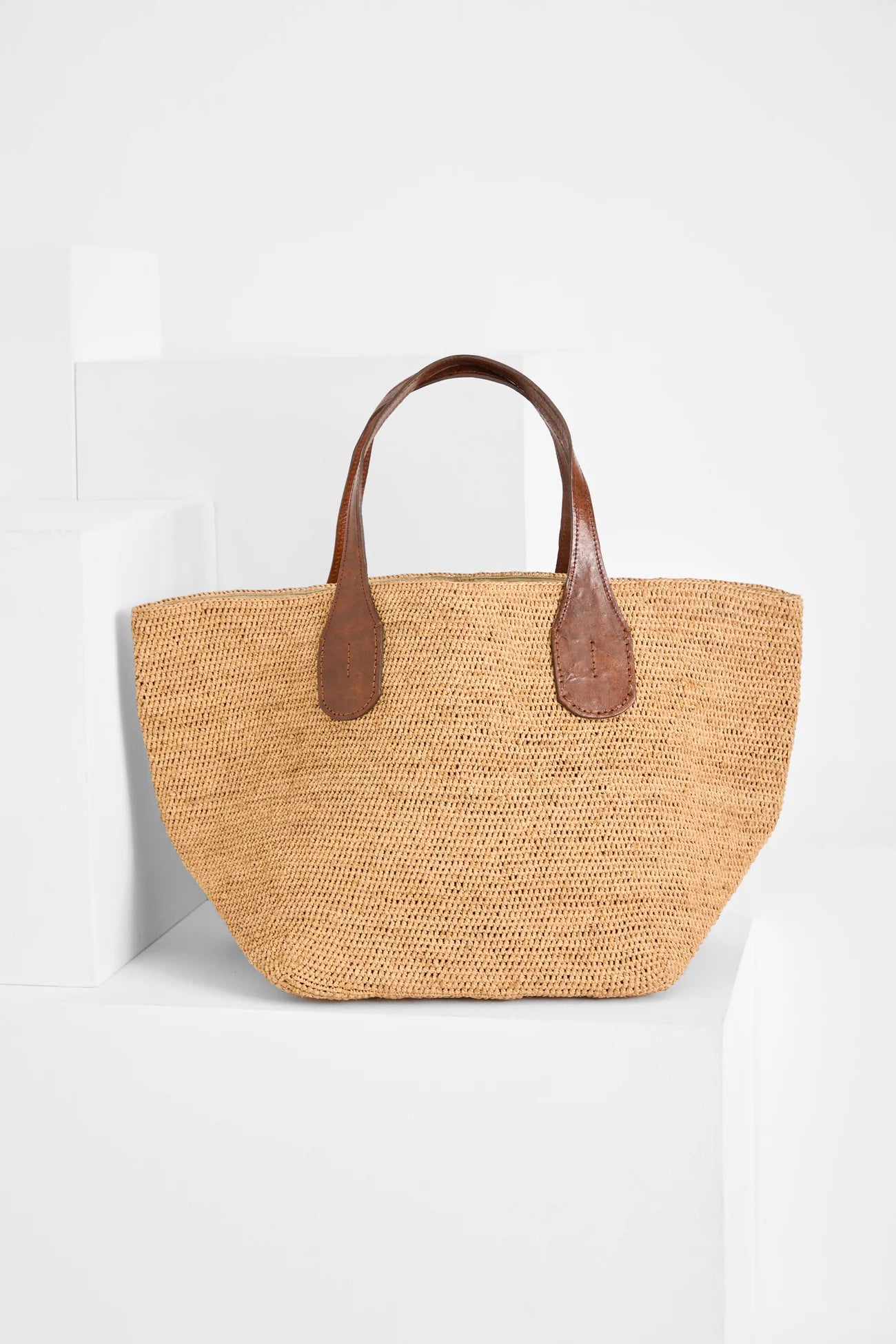 Sac Tokyo II raphia naturel - IBELIV