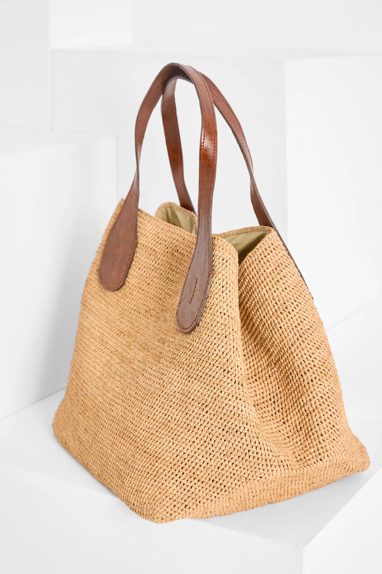 Sac Tokyo II raphia naturel - IBELIV