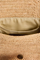 Sac Maika seau raphia naturel - Sac seau artisanal femme fait main Madagascar