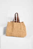 Cabas Miray oversize raphia naturel - Grand cabas artisanal femme fait main Madagascar