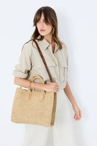 Sac Rary raphia naturel - Sac artisanal femme fait main Madagascar