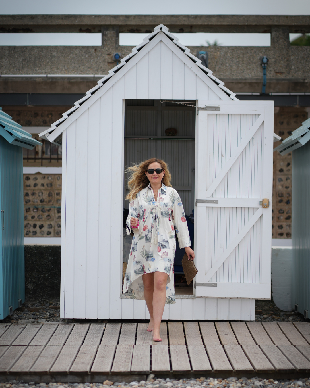 Robe Tunique Maera Motel Dream Écrue Bord de Mer – Adoré Paris