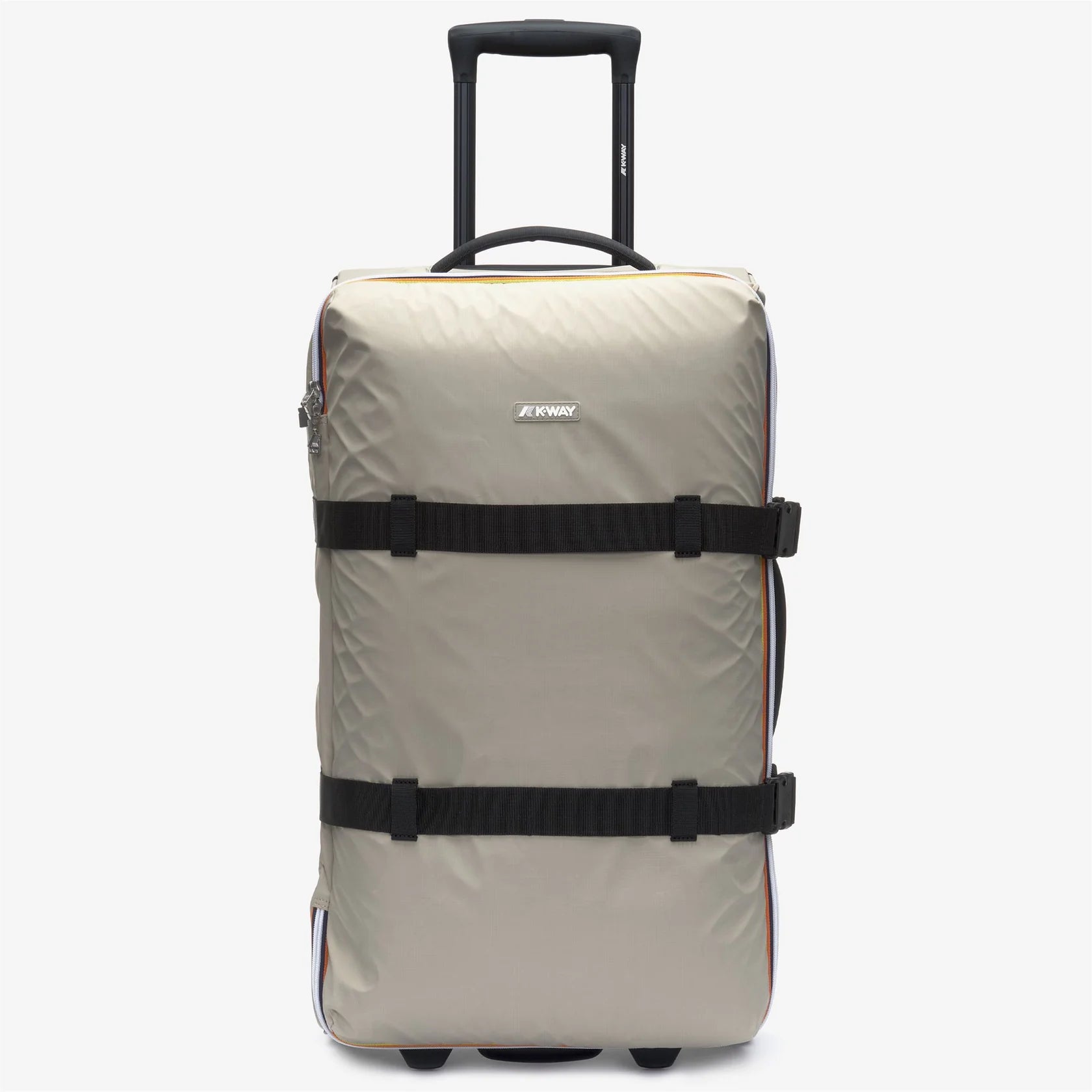 Valise K-Way Beige Blossac – Bagage cabine imperméable, léger et résistant pour voyage