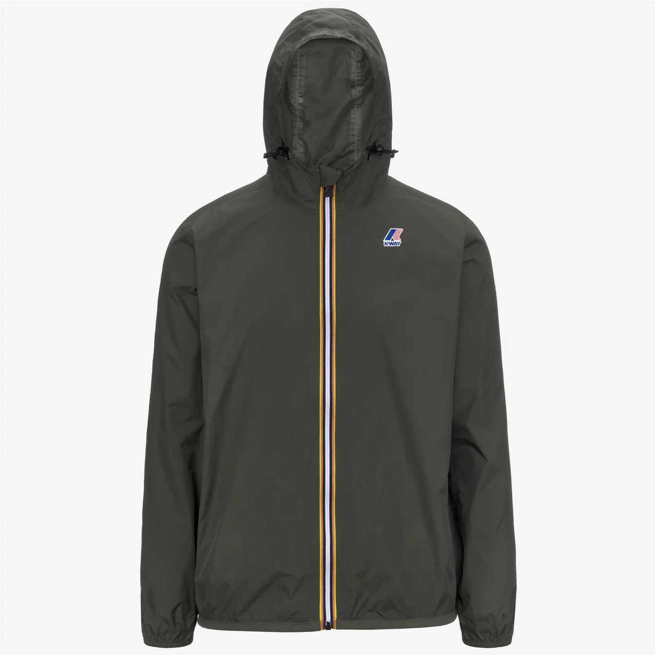 Veste imperméable K-Way Le Vrai Claude 4.0 Kaki mixte – Respirant et coupe-vent