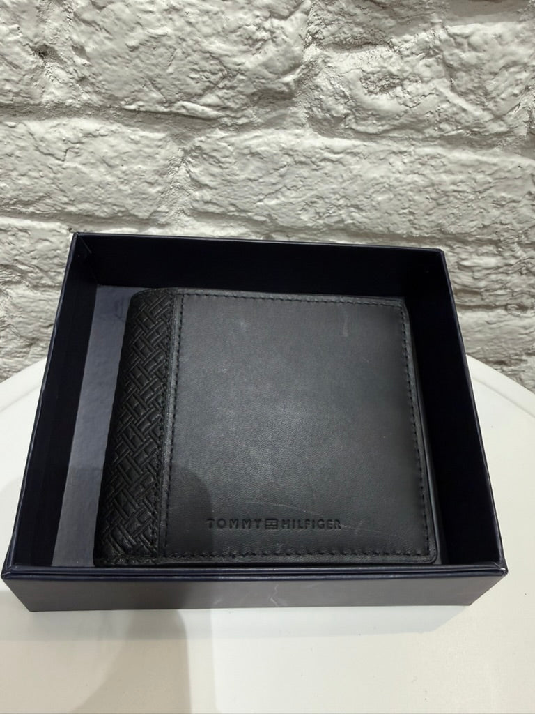 porte feuilles Homme Tommy Hilfiger Noir reduction 