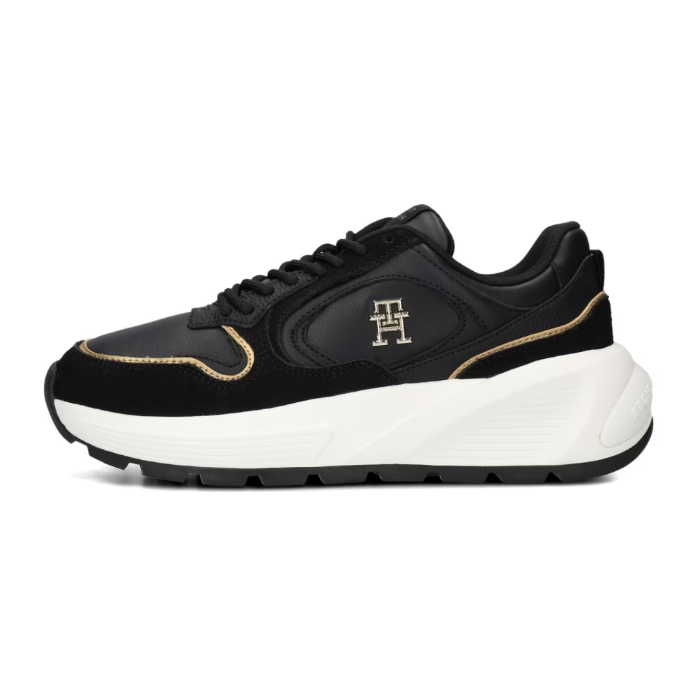 Basket noire femme Tommy Hilfiger Chunky Fashion Runner – Sneakers confortables tendance 2025