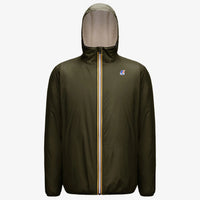 Le Vrai 3.0 Claude Orsetto Green Blackish - Veste courte unisexe doublée en Sherpa K-Way