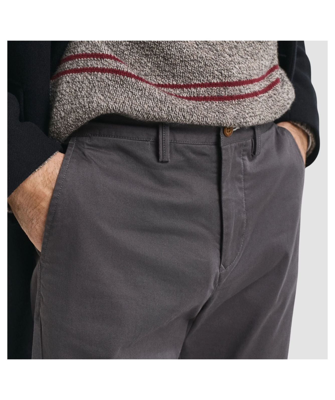 Chino gris anthracite coupe ajustée homme – Gant