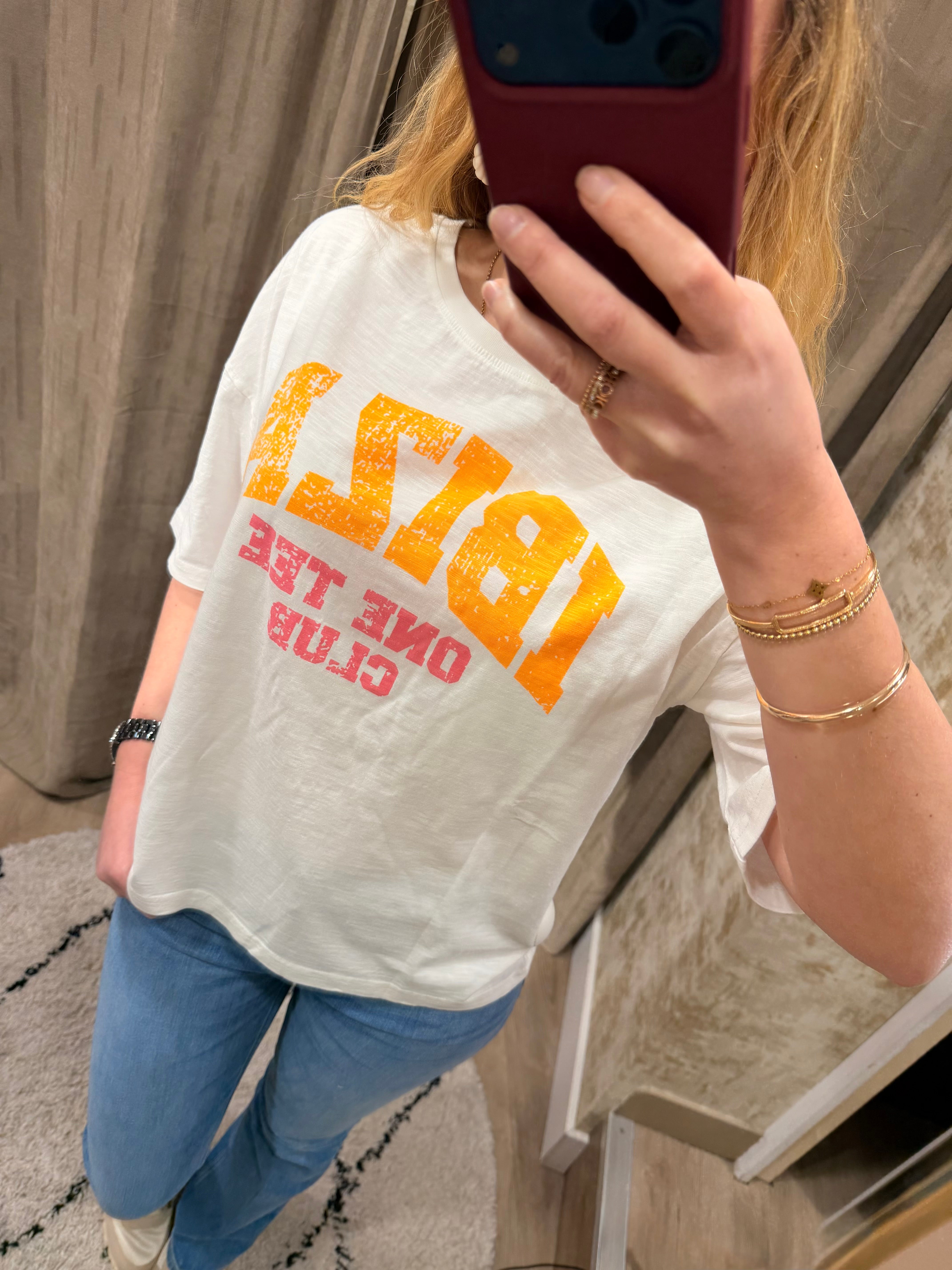 T-shirt oversize LUNA, NAYA ou ALBA en coton coupe Boyfriend - ONE TEE