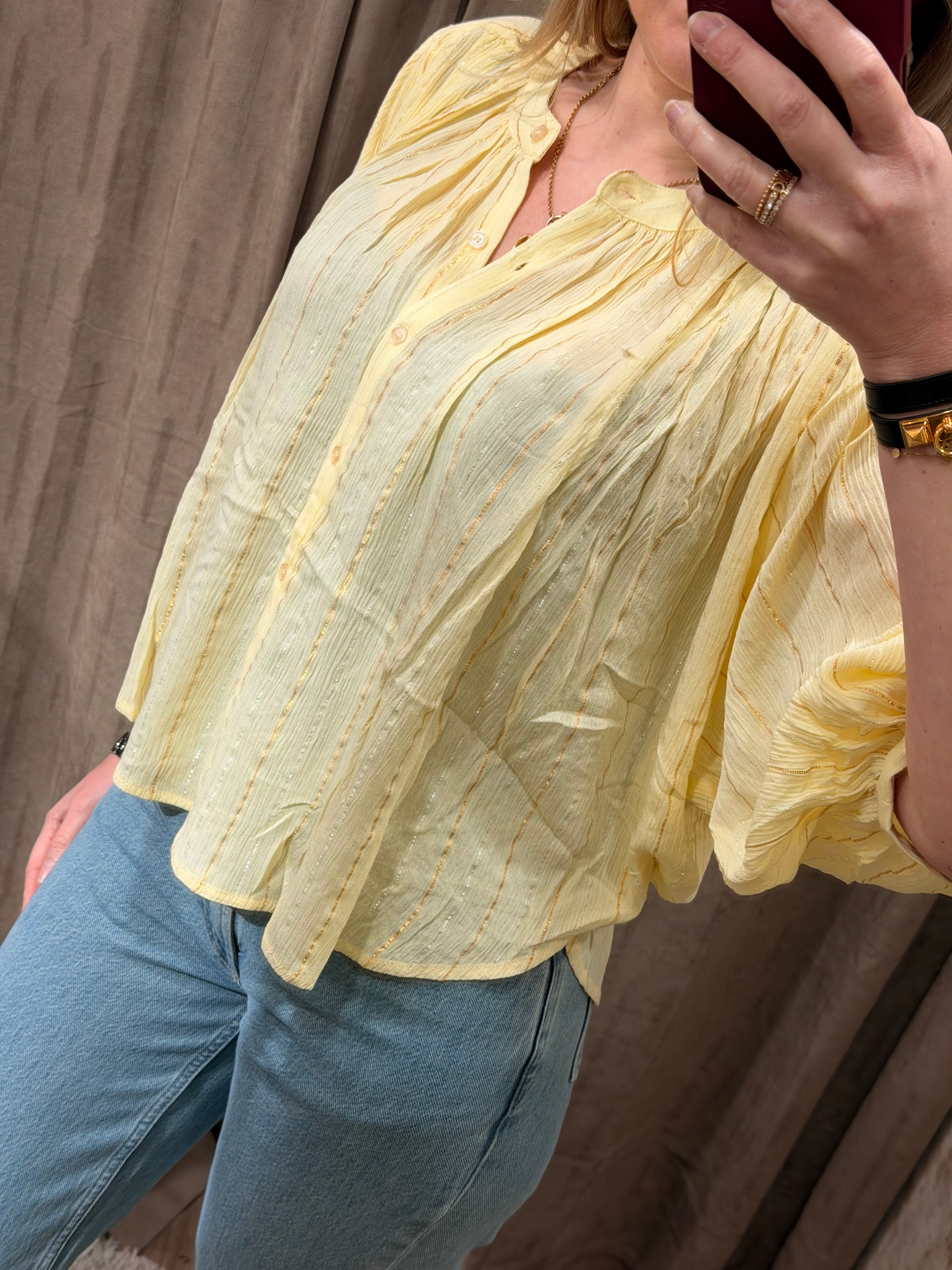Blouse estivale à rayures légère et tendance – See u Soon