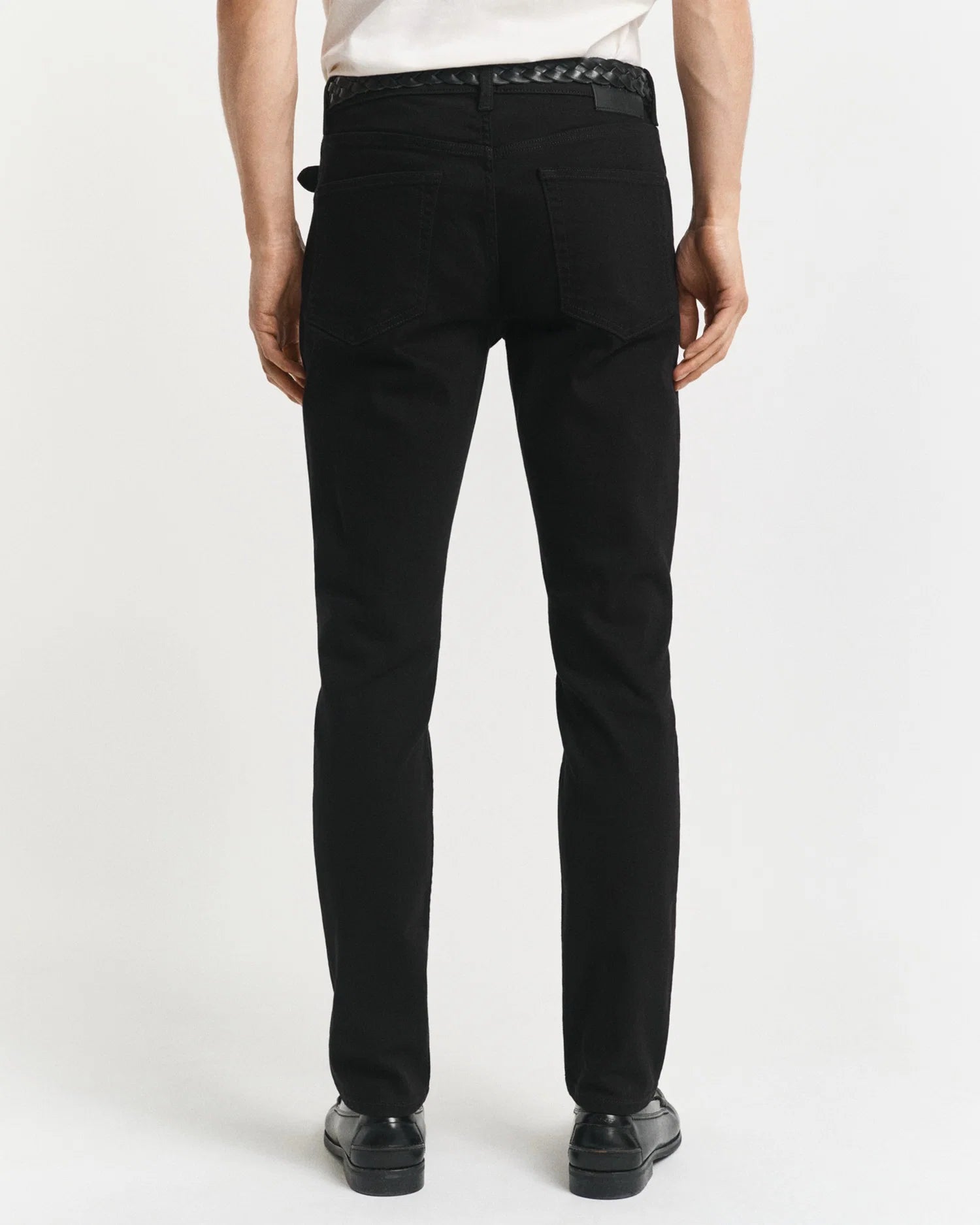 Jean slim noir stay black homme GANT – coupe ajustée et confort stretch