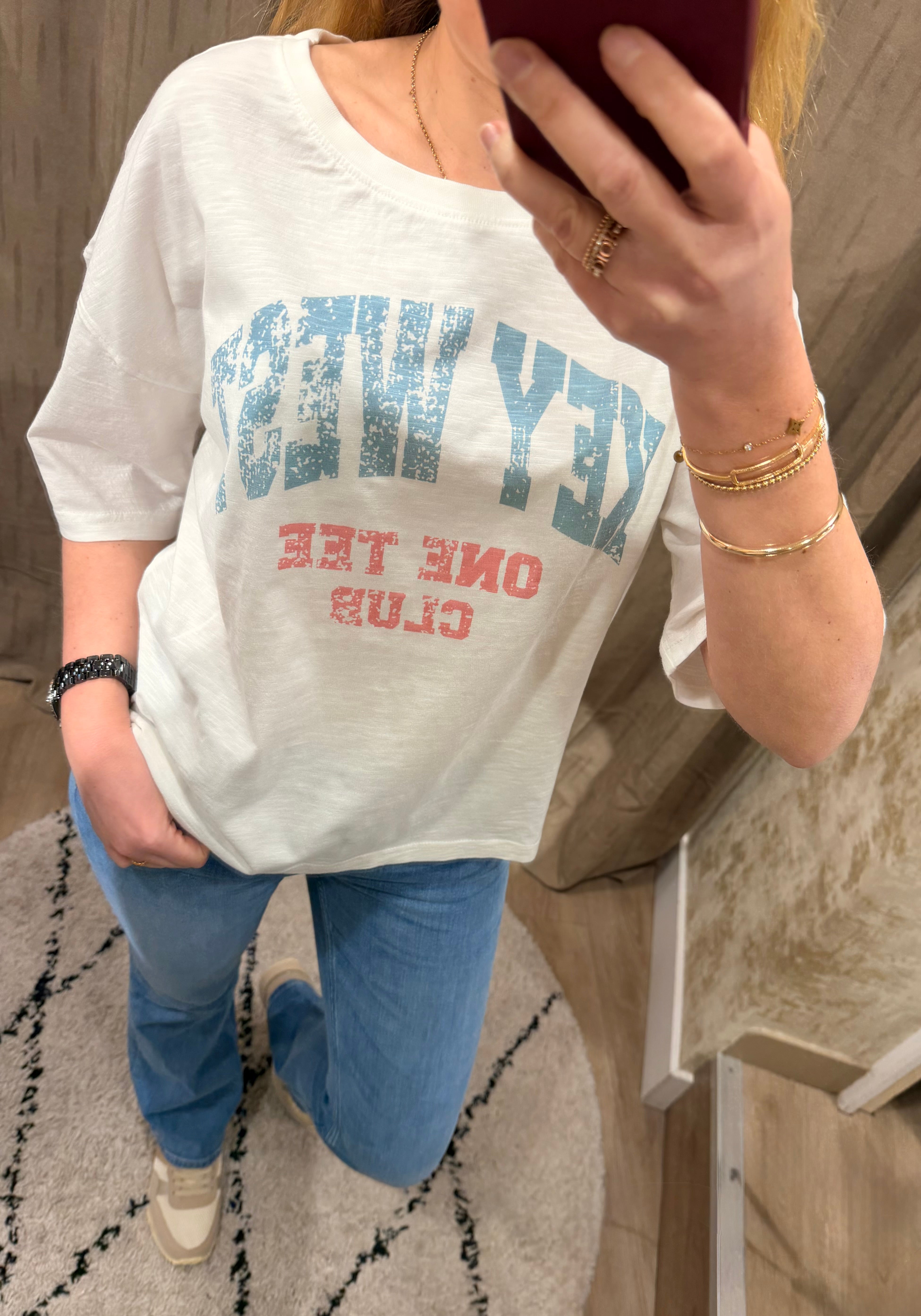 T-shirt oversize LUNA, NAYA ou ALBA en coton coupe Boyfriend - ONE TEE