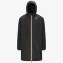 K-Way Le Vrai 3.0 Eiffel Warm Black Pure - Parka longue unisexe isolée