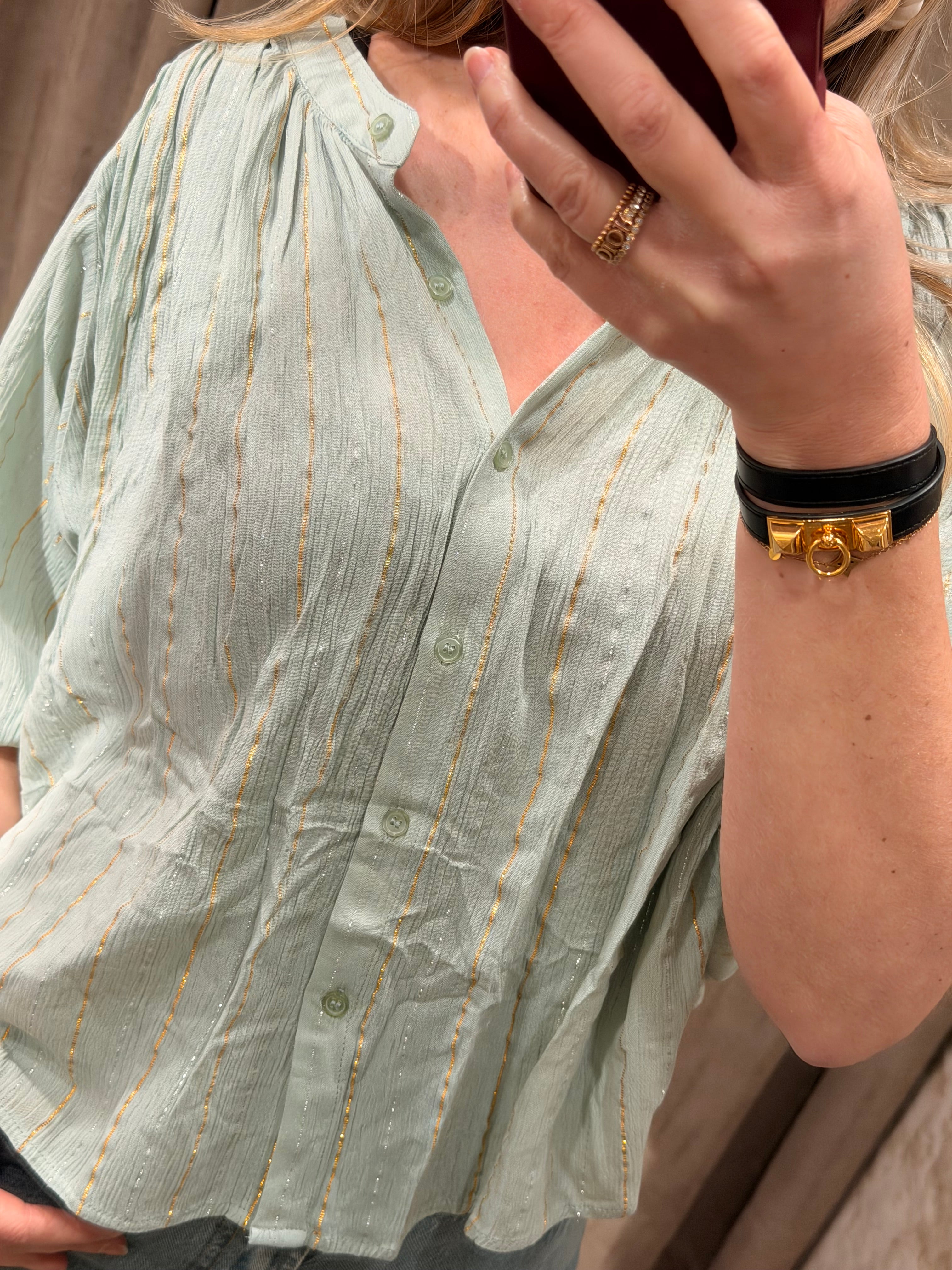 Blouse estivale à rayures légère et tendance – See u Soon