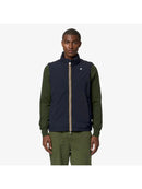 K-Way Valen Sans Manches Homme – Veste Gilet Stretch Nylon Jersey Bleu Marine, Imperméable, Légère, Toutes Tailles
