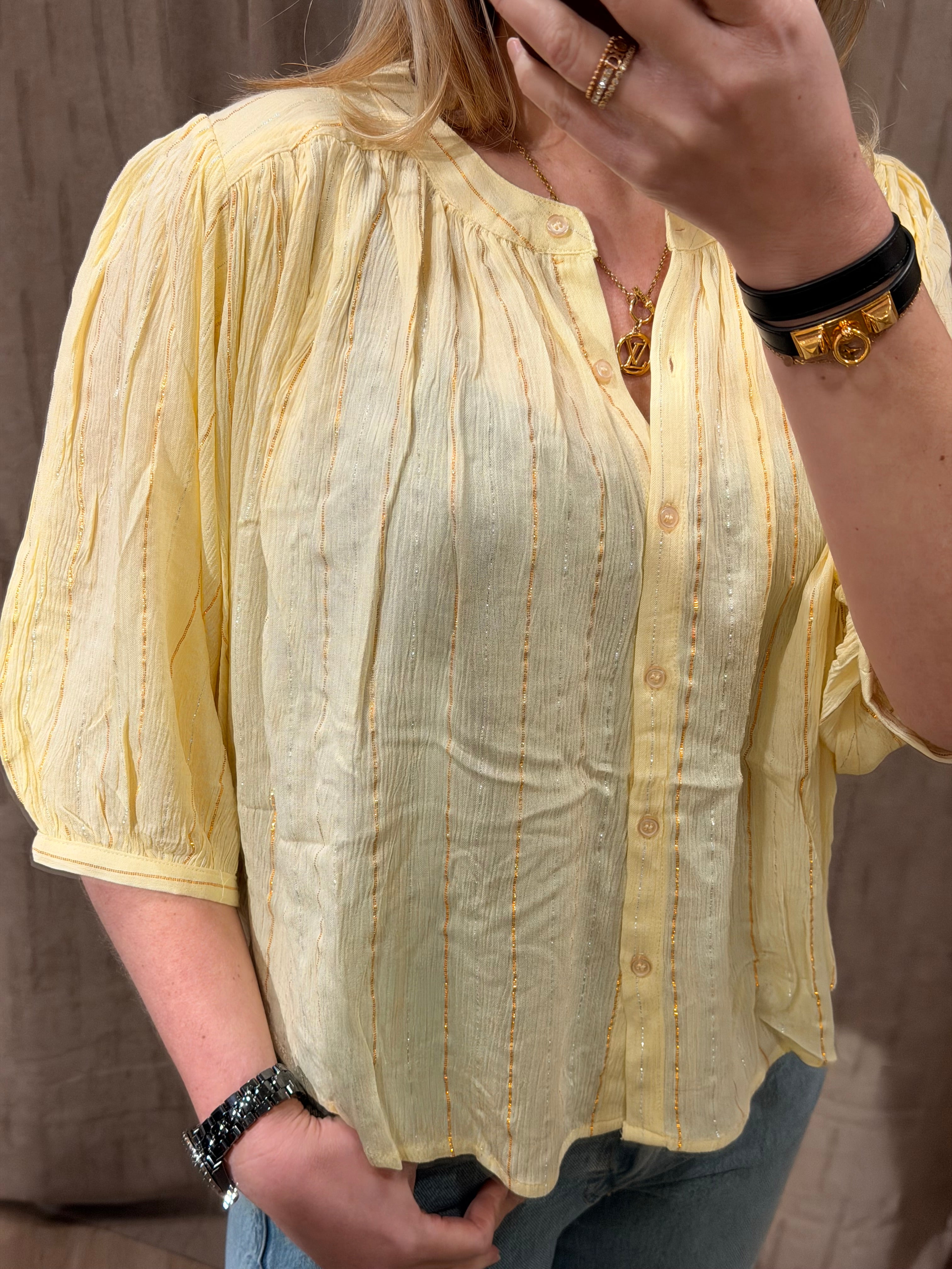 Blouse estivale à rayures légère et tendance – See u Soon