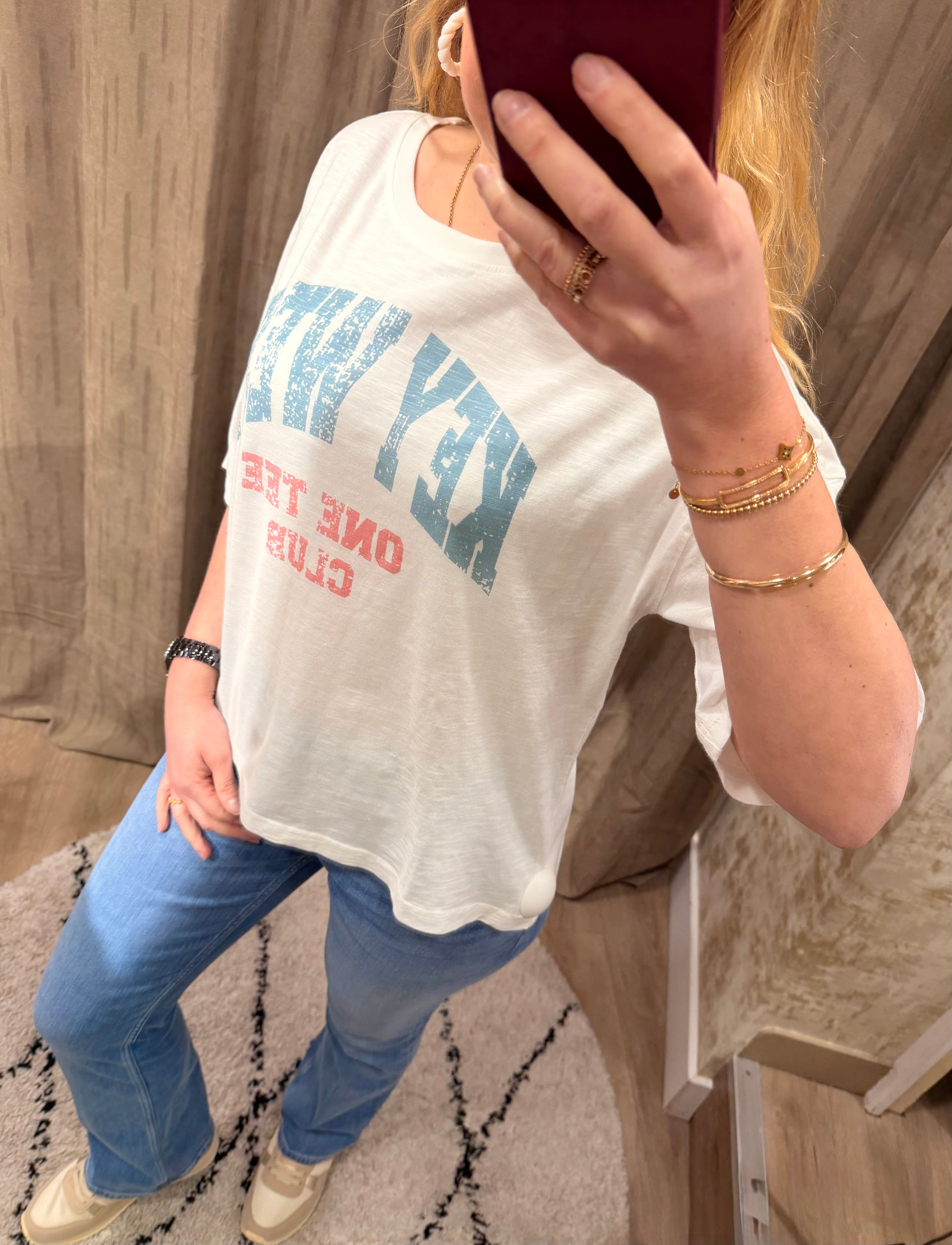 T-shirt oversize LUNA, NAYA ou ALBA en coton coupe Boyfriend - ONE TEE