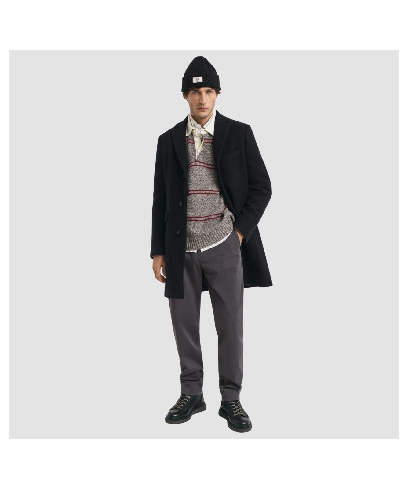 Chino gris anthracite coupe ajustée homme – Gant