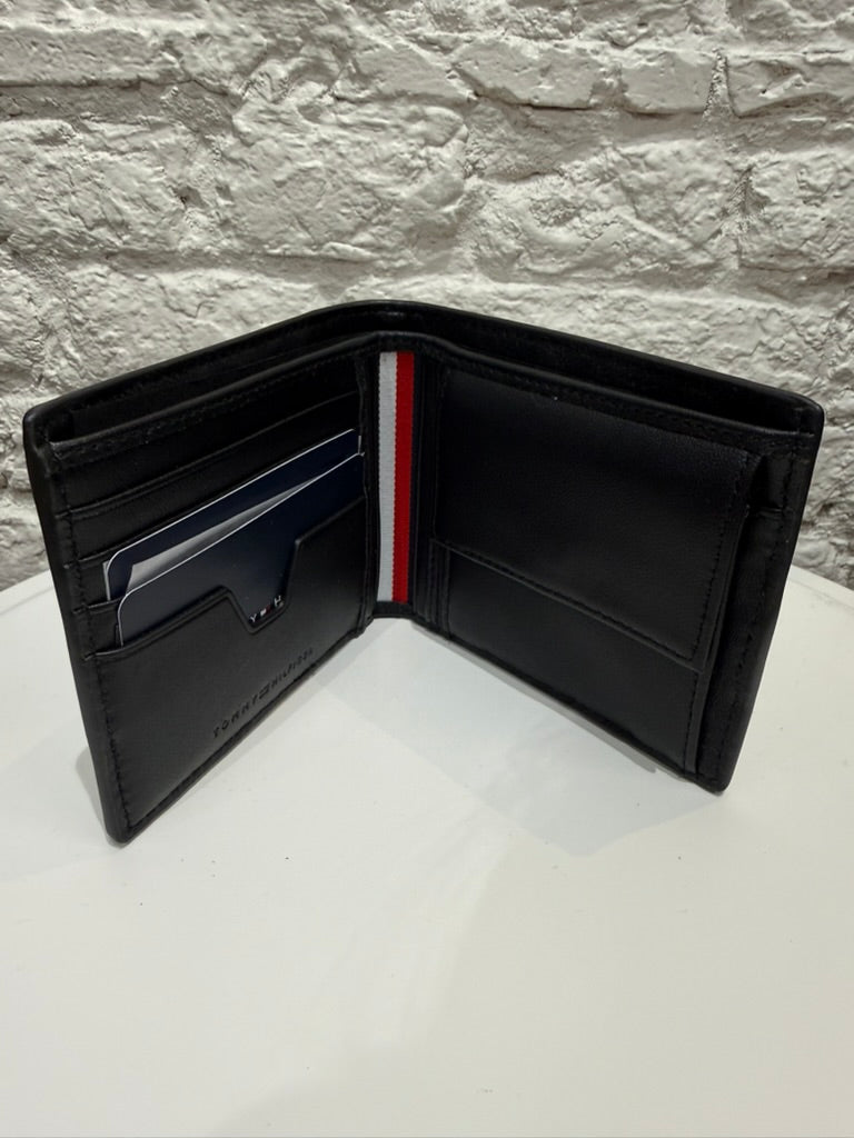 porte feuilles Homme Tommy Hilfiger Noir