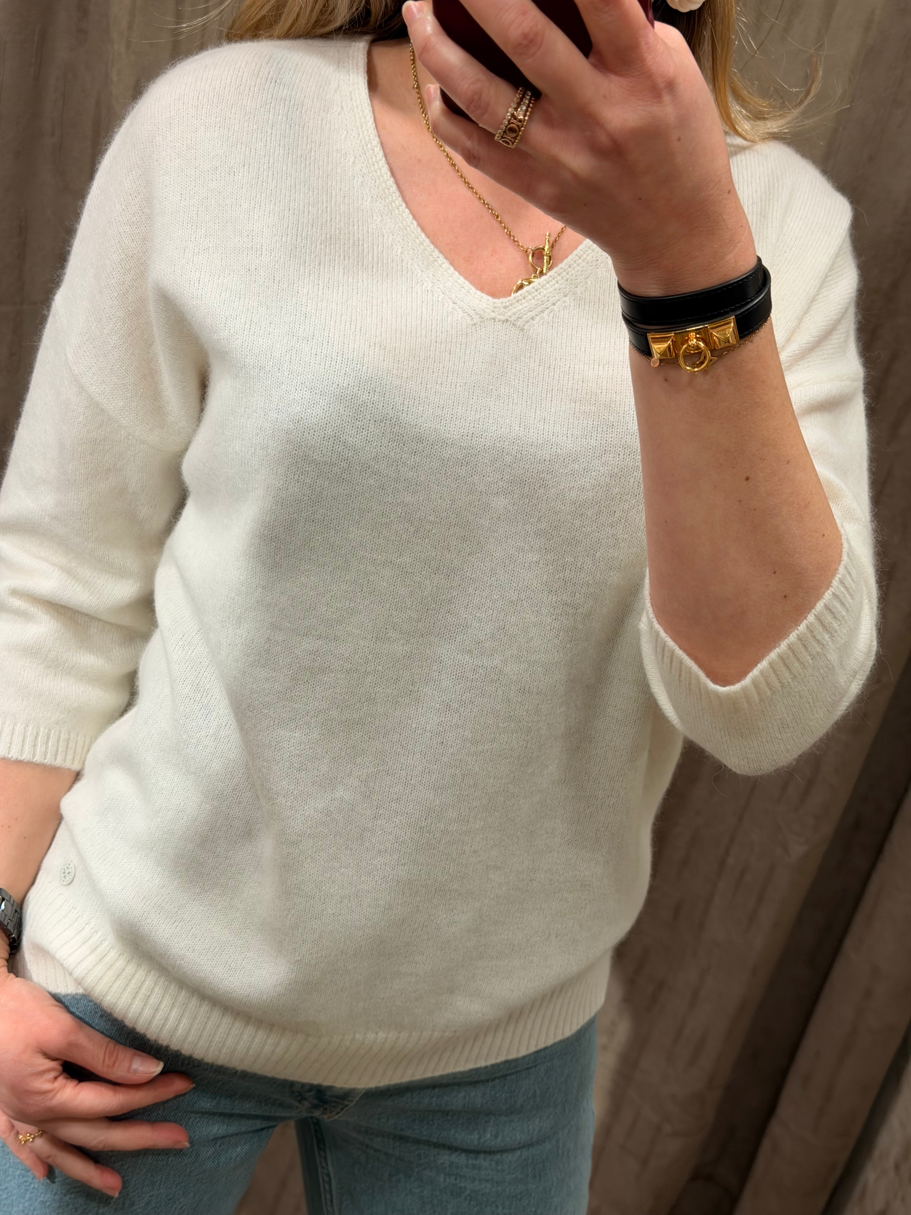 Pull écru Miami B maille douce esprit solaire - Plusieurs coloris  – Ma Petite Capsule