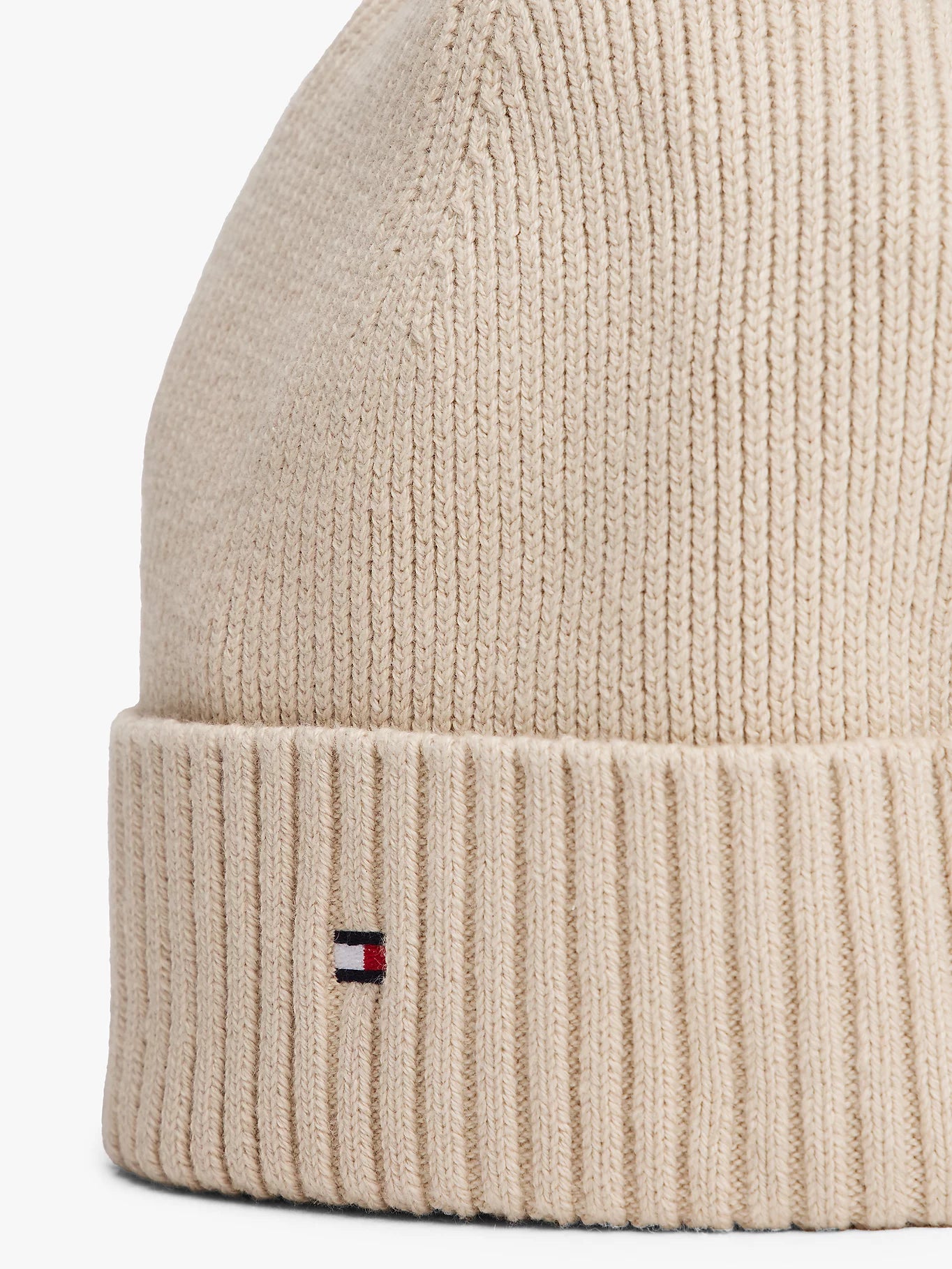 bonnet Tommy Hilfiger Homme Beige coton et cachemire 