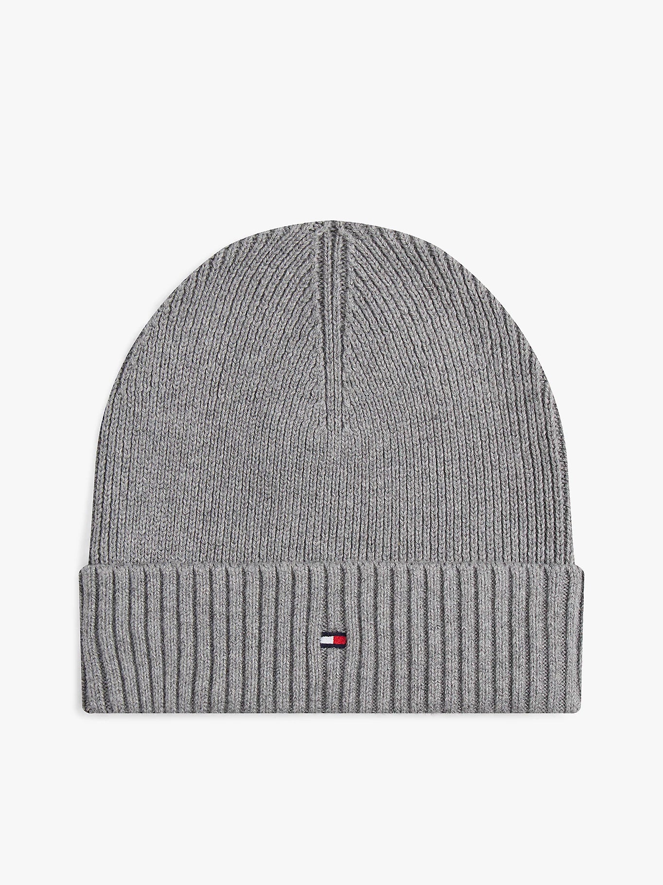 Bonnet Tommy Hilfiger Homme gris drapeau en cachemire – Accessoire hiver haut de gamme