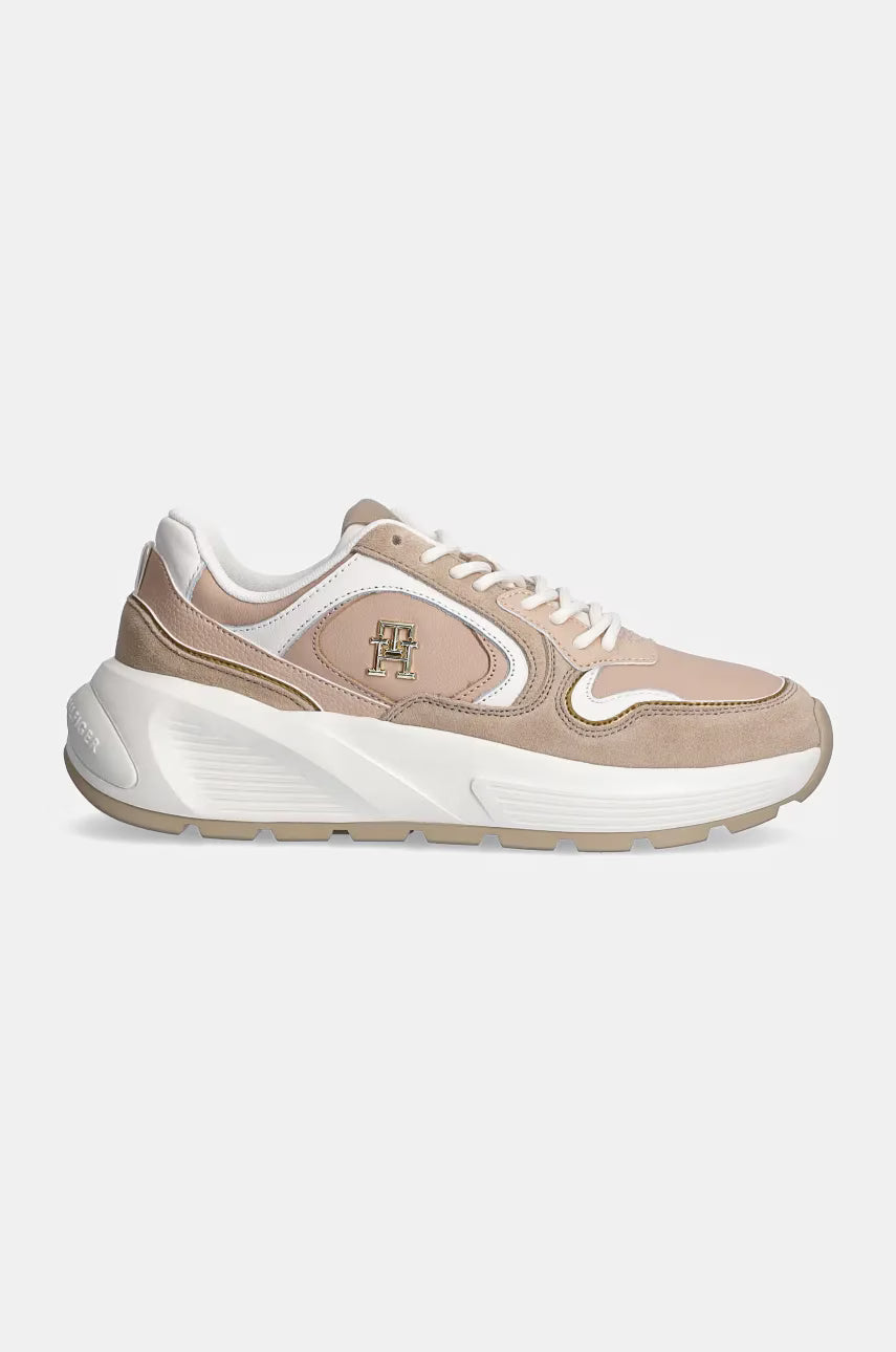 Basket rose femme Tommy Hilfiger Chunky Fashion Runner – Sneakers confortables tendance 2025