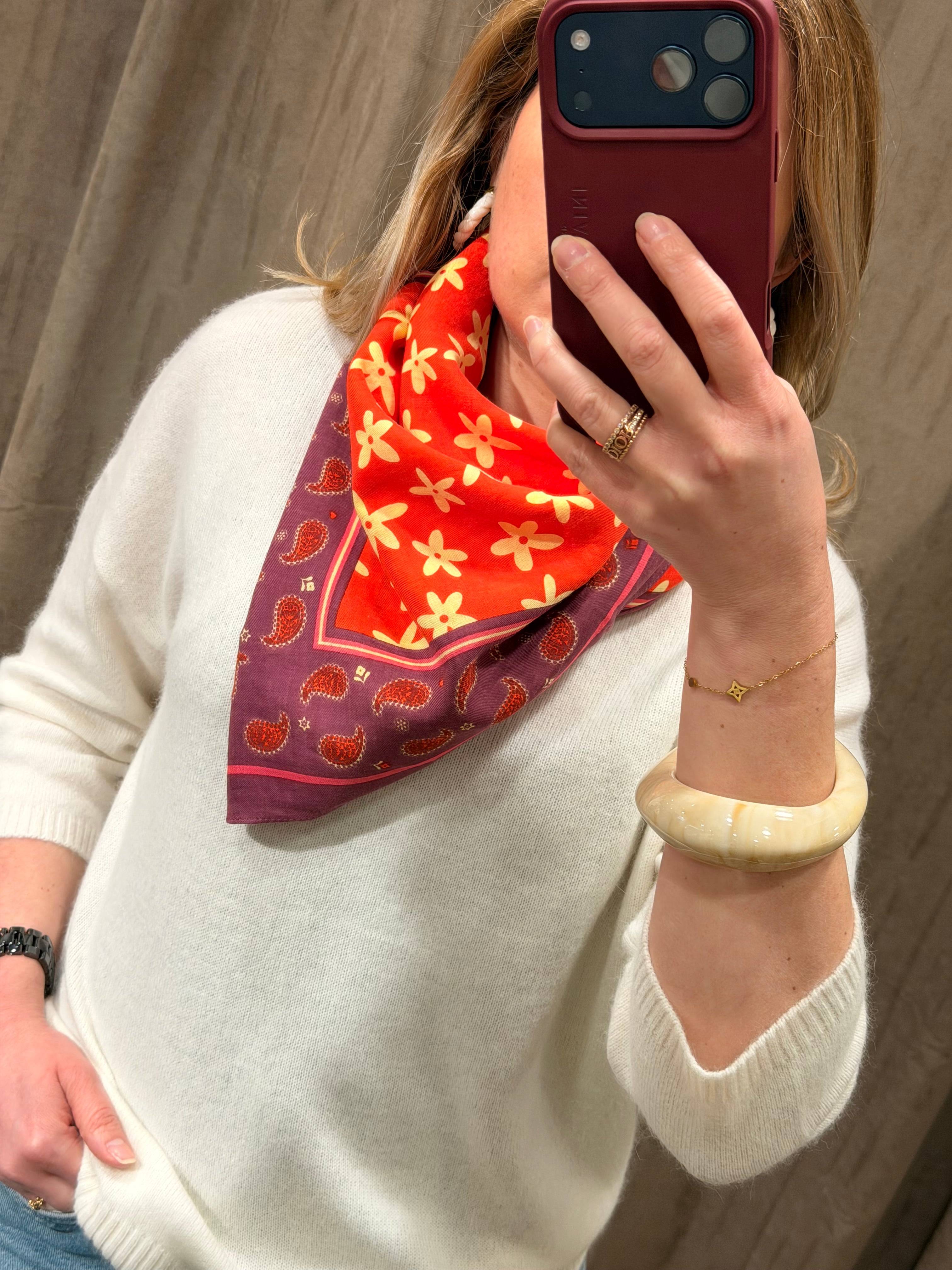 Foulard femme 100% coton bio - Billybelt