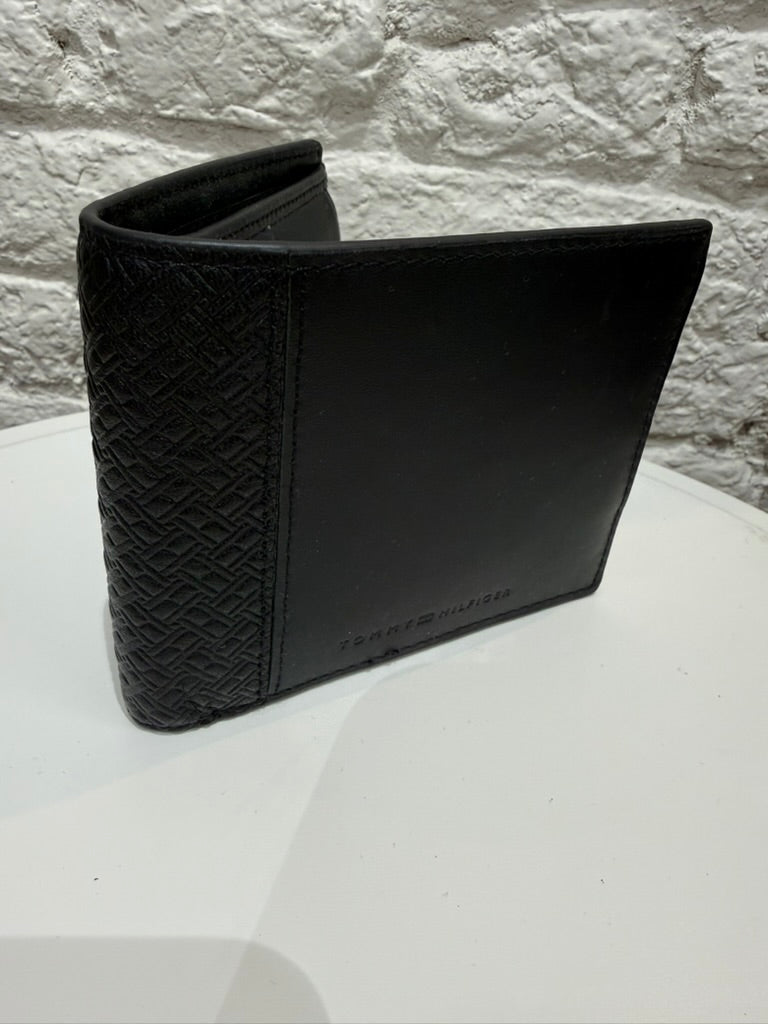 porte feuilles Homme Tommy Hilfiger Noir