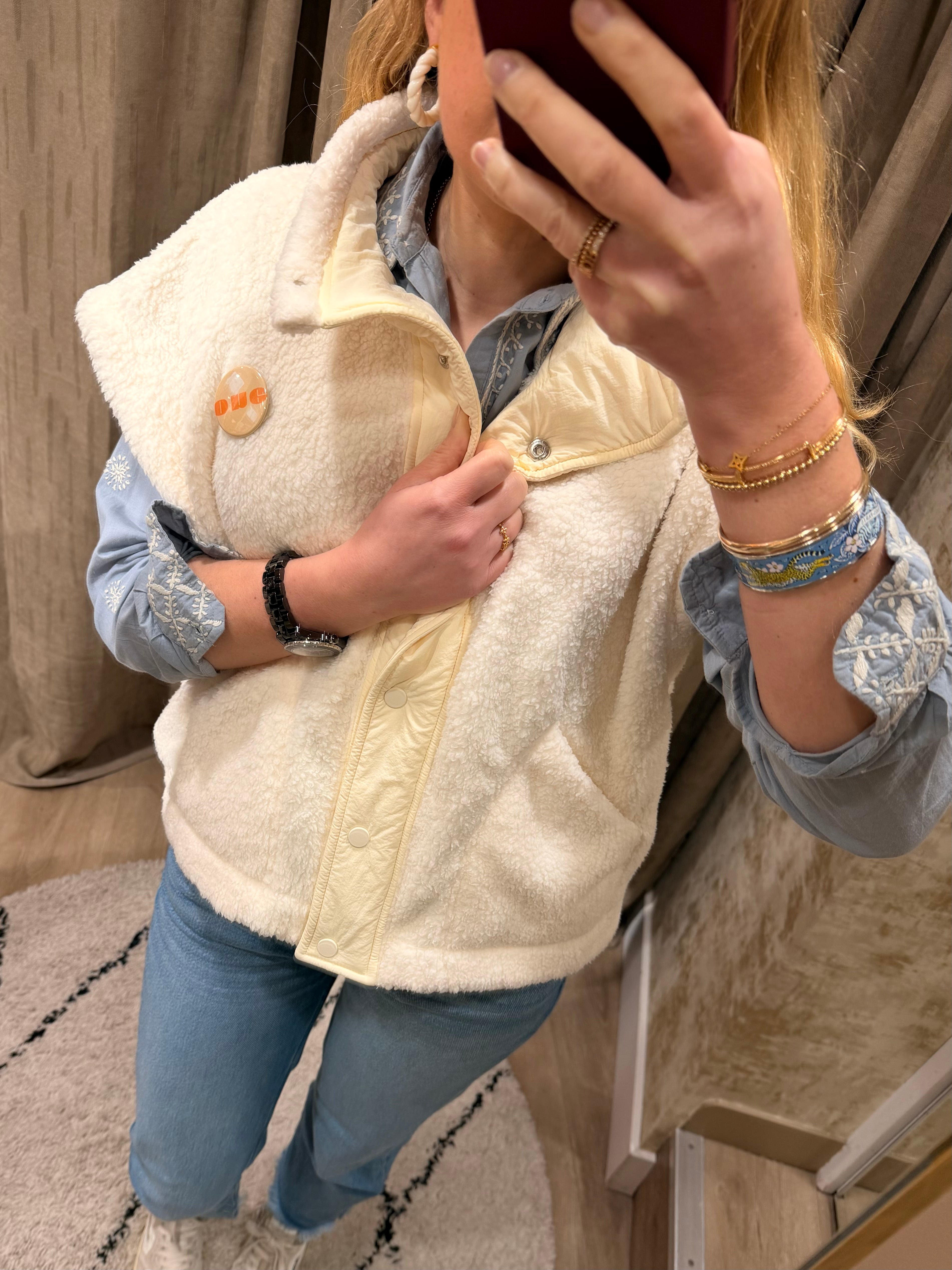 Veste sans manches polaire WILLOW col montant -  One tee