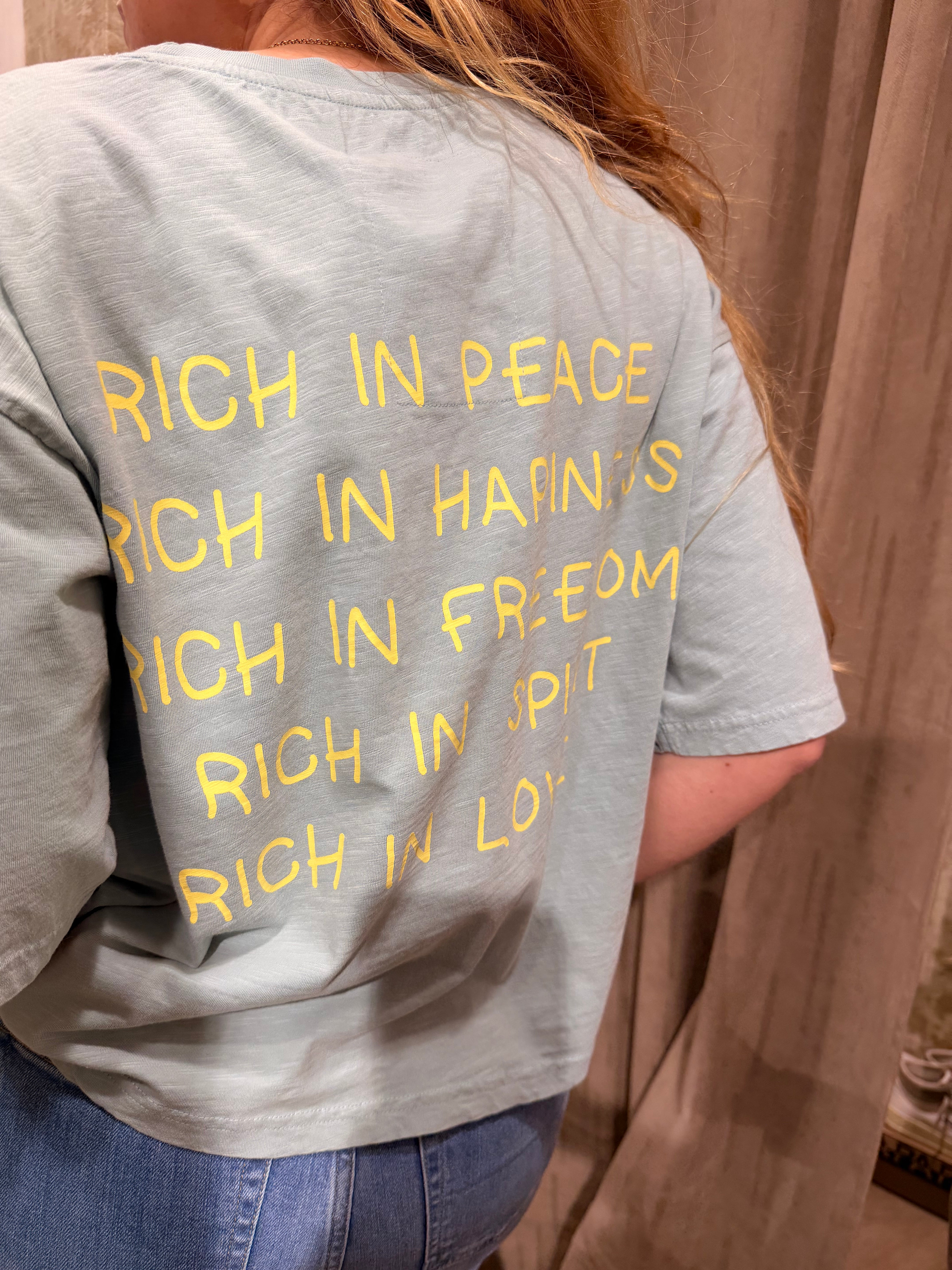T-shirt oversize TAMARA "Rich3 en coton - Coupe boyfriend tendance - ONE TEE