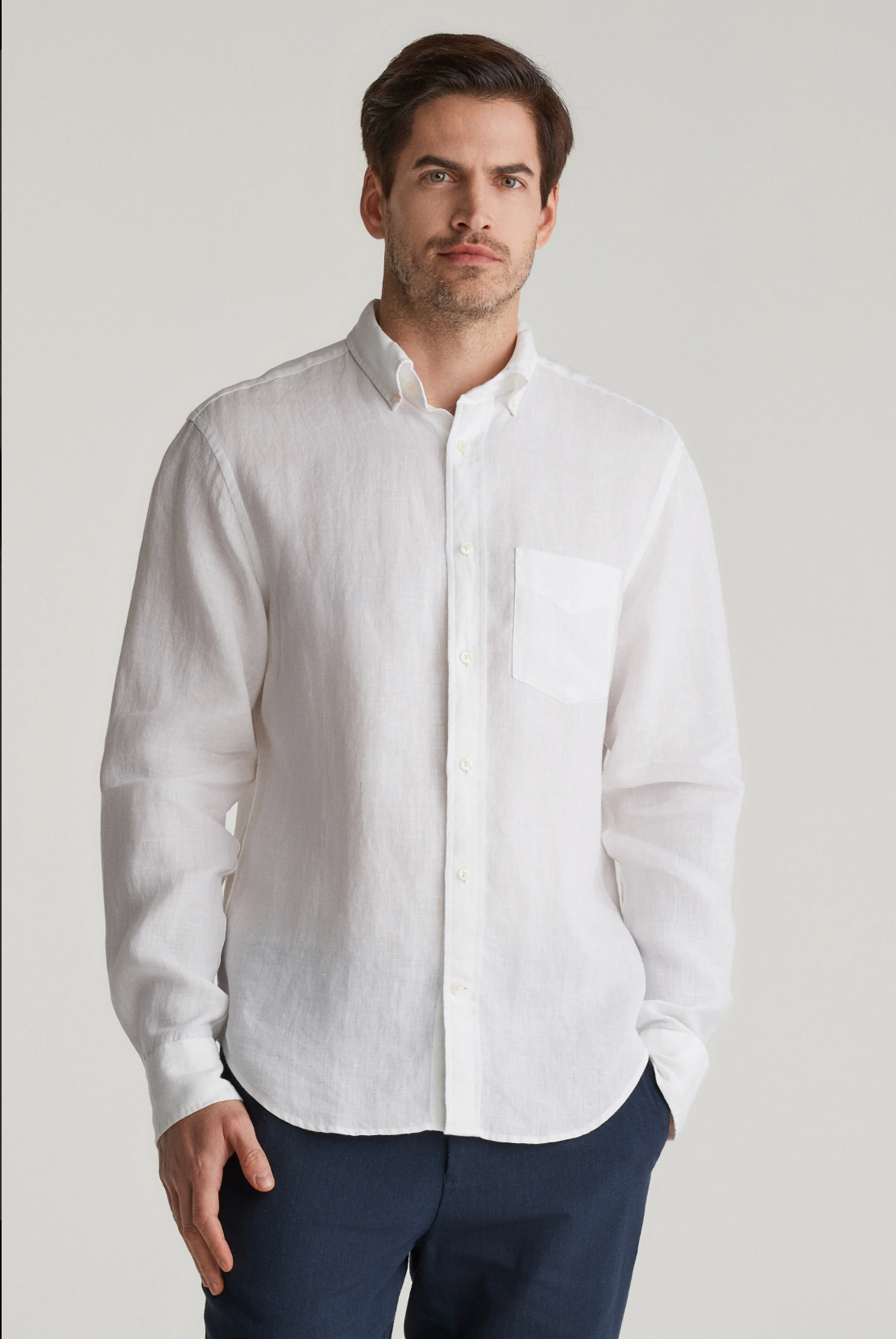 Chemise en lin homme unie légère et respirante – Plusieurs coloris - Gant