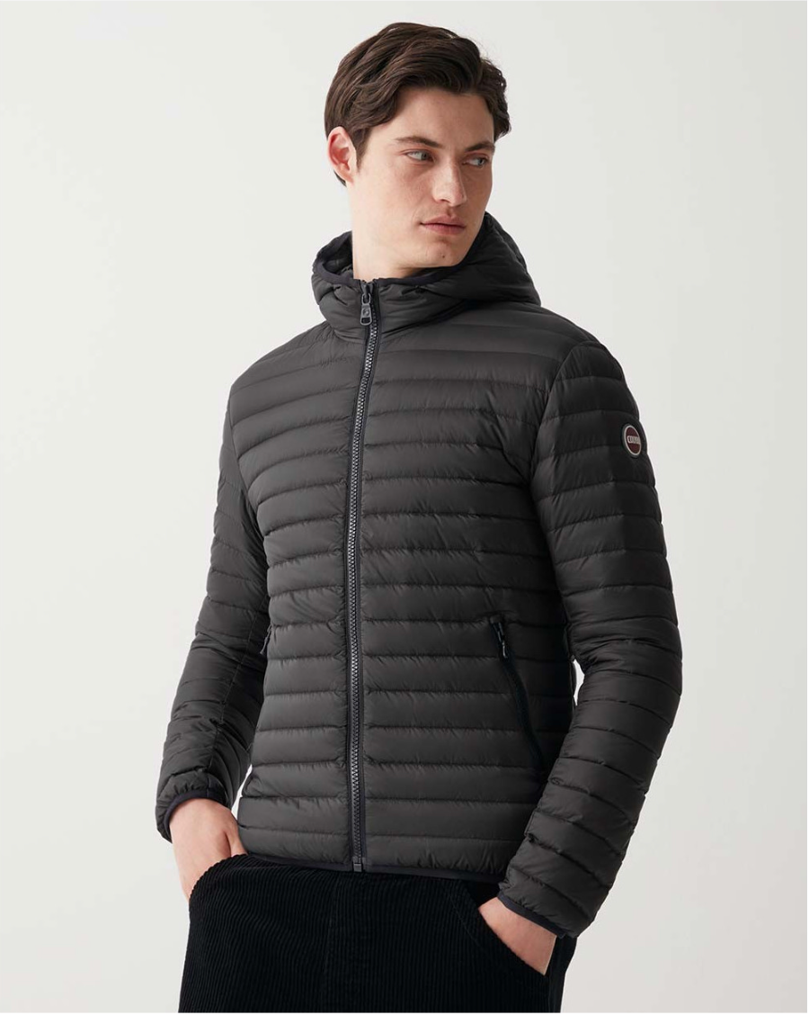 Doudoune Colmar Noire à Capuche Homme – Imperméable, Isotherme, Grand Froid, Urban Chic