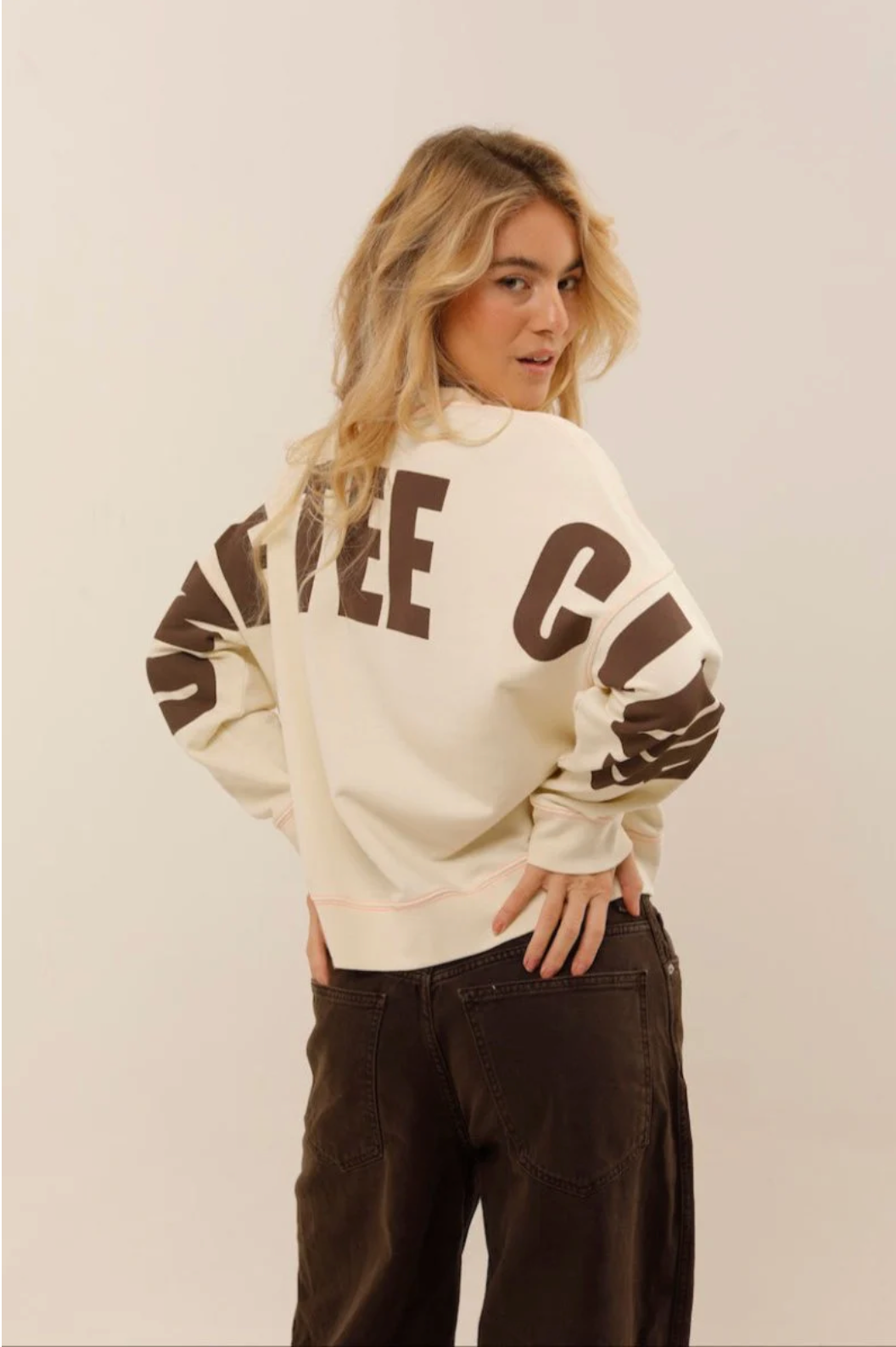 Sweat ivoire One tee 