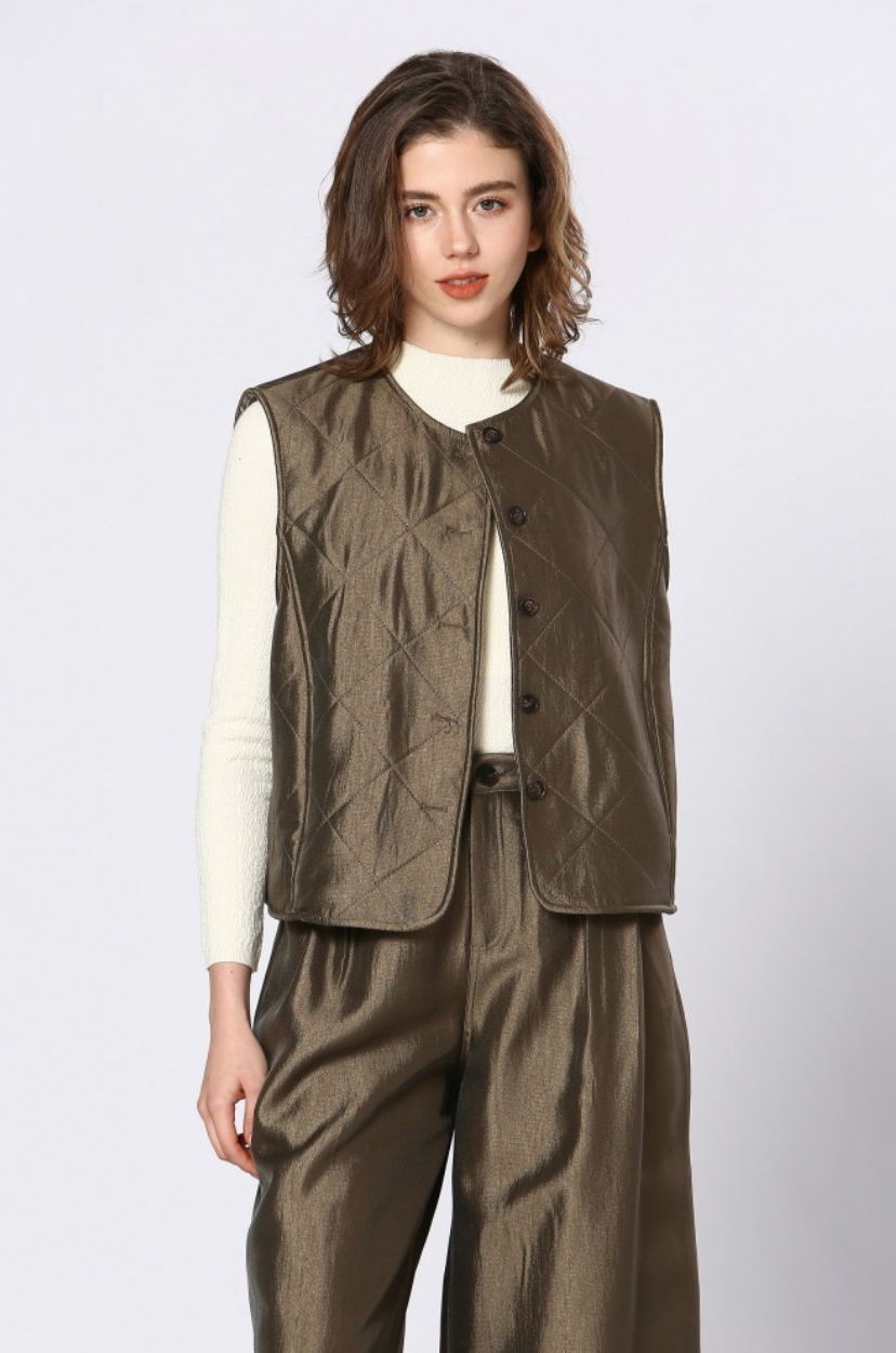Veste sans manches Matelassé - See U Soon
