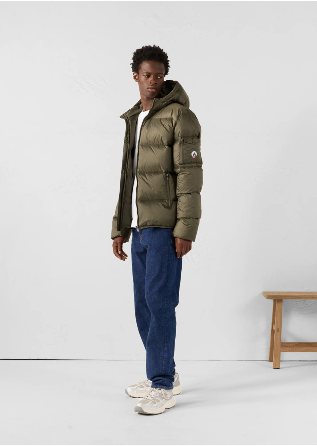 Doudoune grand froid à capuche JAVA JOTT – Marine, Kaki & Noir