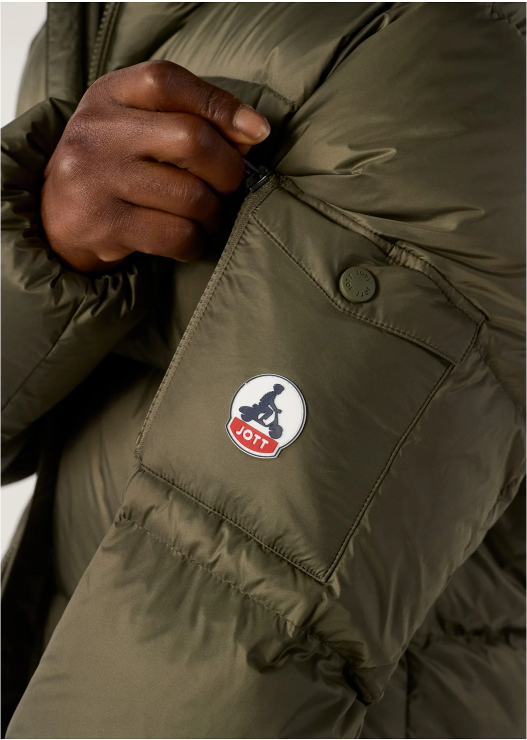 Doudoune grand froid à capuche JAVA JOTT – Marine, Kaki & Noir